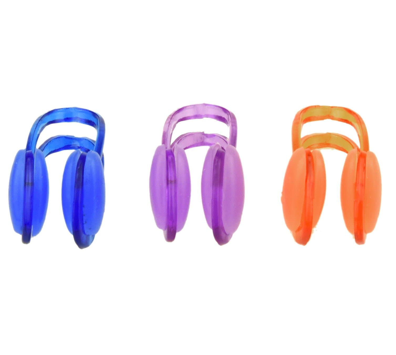 HOGAR AMO 3pcs Soft Silicone Swimming Nose Clip With Case Water Sports/Pool Accessories