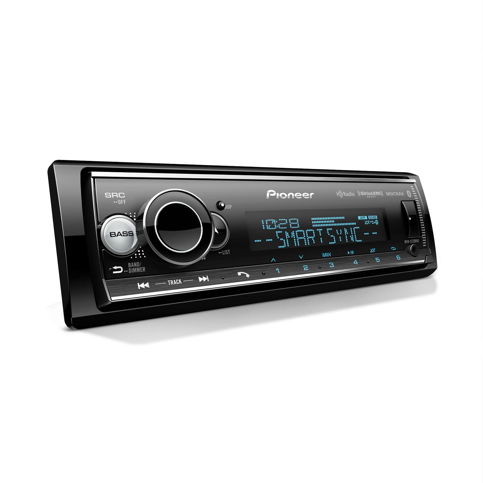 MVH-S720BHS Audio Digital Media Receiver - Single Din Bluetooth Car Stereo with Amazon Alexa, HD Radio and Enhanced Audio Functions