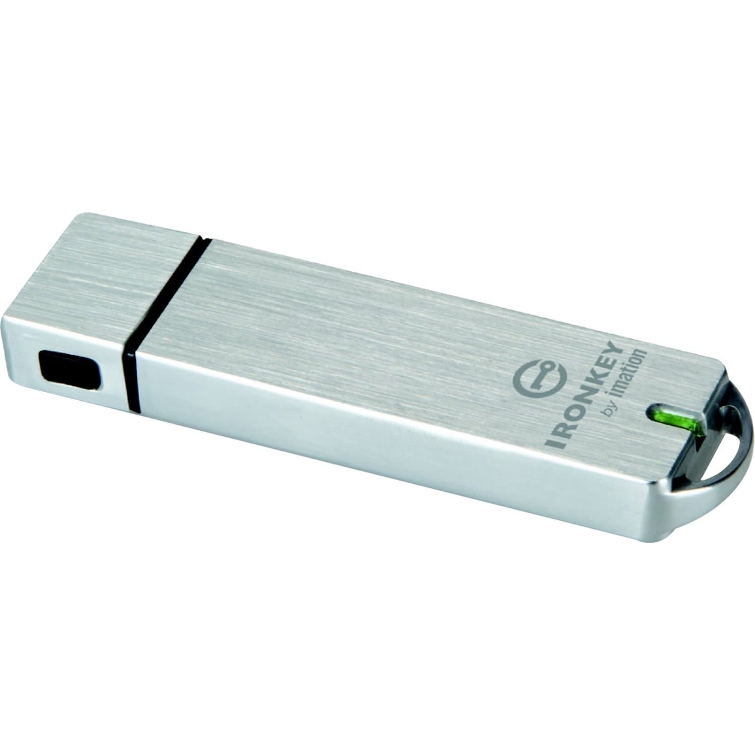 IronKey 4GB S1000 4GB USB 3.0 3.1 (Gen 1) 4GB Capacity USB Flash Drive – USB flash drive (Silver, 400 MB/s, USB 3.0 USB Type-A (Gen 1), Connector, Cap, Silver)