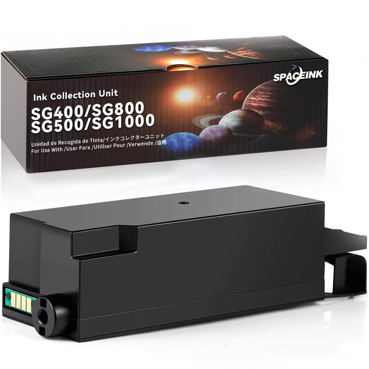 Spaceink SG400 Waste Collection Unit Replacement for Sawgrass Virtuoso SG400 SG500 SG800 SG1000 Ricoh GC41 Printer(Waste Tank/Waste Bin)