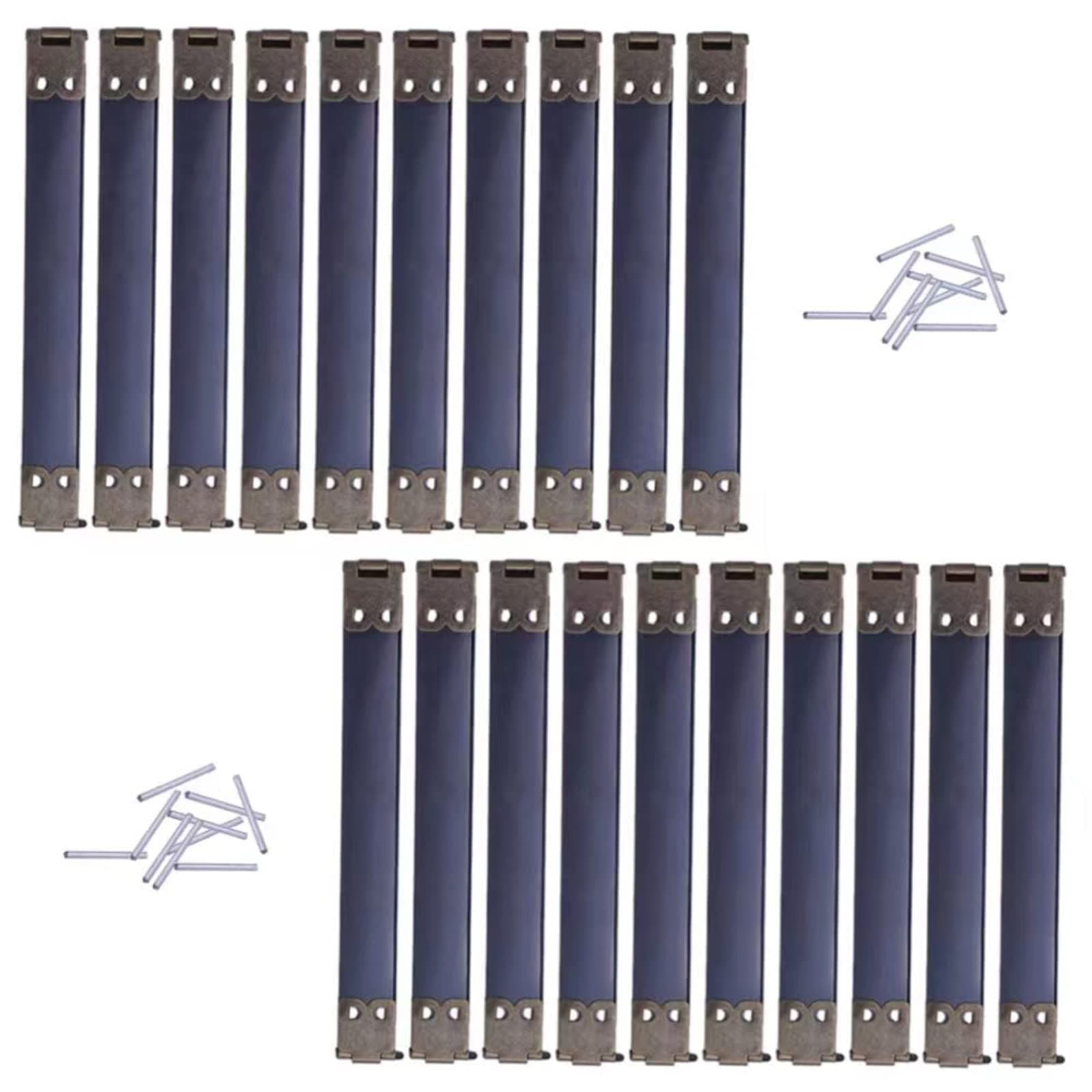 20 Pcs 10cm Metal Bag Making Supplies Internal Flex Frame Kiss Clasp Bag Kiss Clasp DIY Craft Handbag Accessories for DIY Craft Handbag Purse Wallet Sewing Making