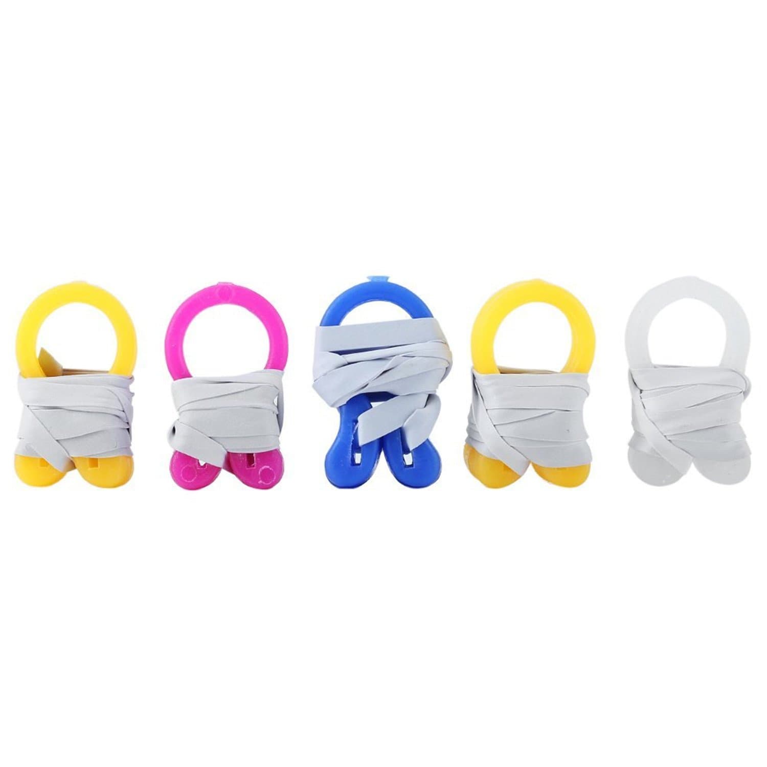 5 Sets Soft Silicone Earplugs + Plastic Nose Clips for Summer Sports Swimming Training Safety Tool