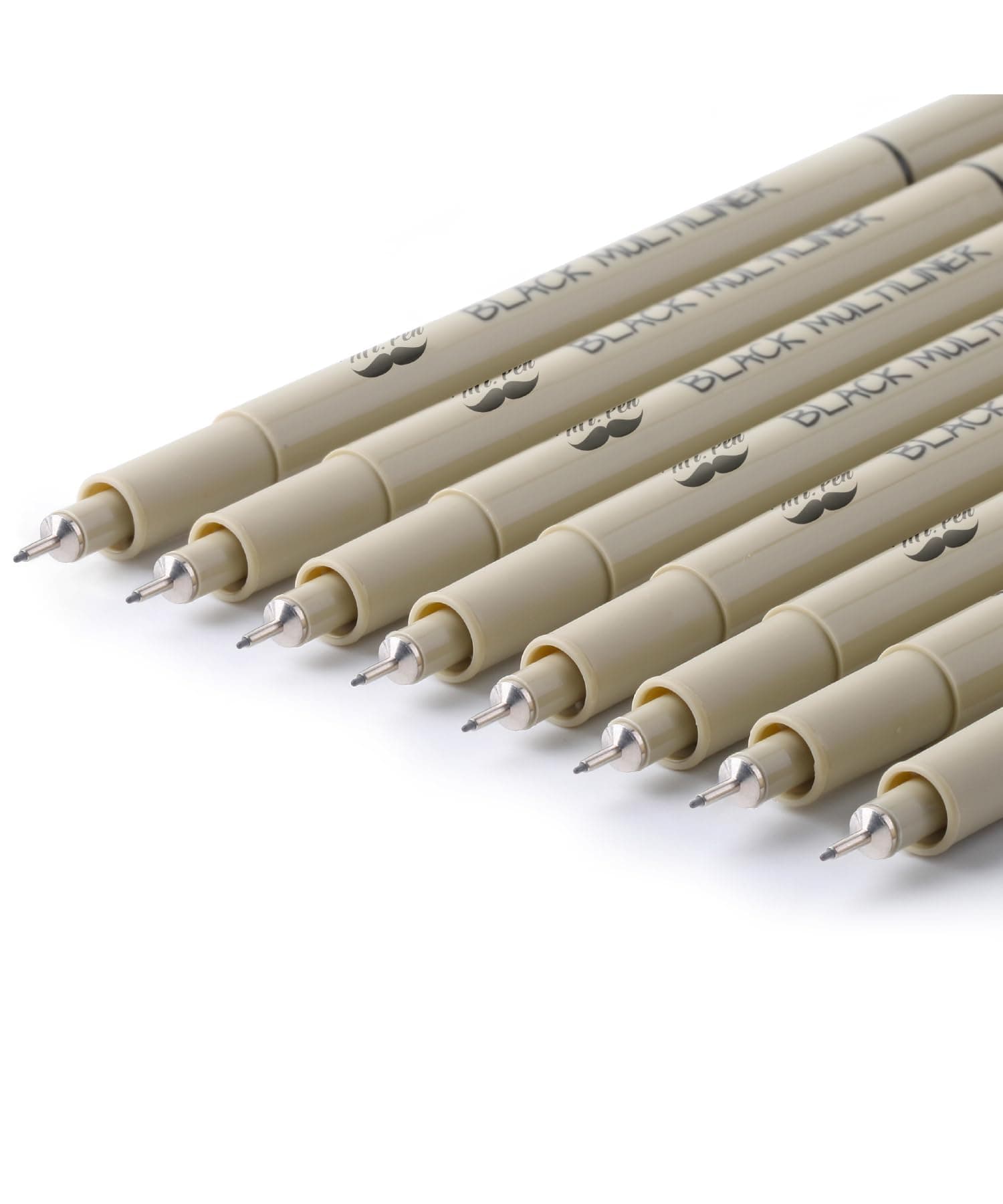 Mr. Pen- Drawing Pens for Artists, 0.25mm, 8Pack, Black, Micro Ink Pens for Sketching, Fine Point Fineliner, Bible Journaling