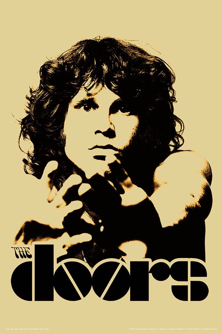 Artangle Paper Bravado Jim Morrison The Doors Poster (Multicolour, Small, 12 x 18 Inch)