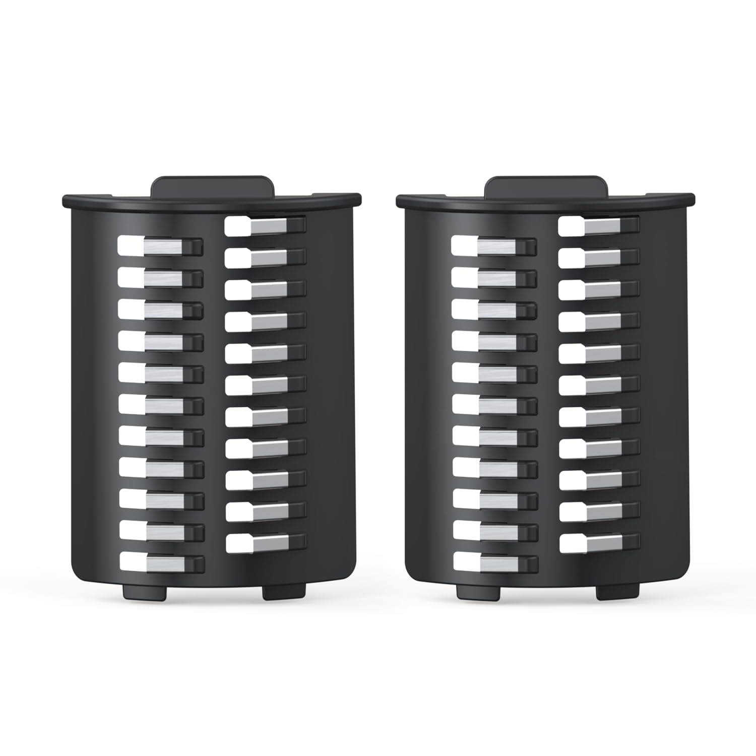 Electric Cheese Grater Attachments, 4 MM Shredding Blade, Thicker Julienne Strips Are Better For Stir-Frying, Chilling And Side Dishes (1 Pair)