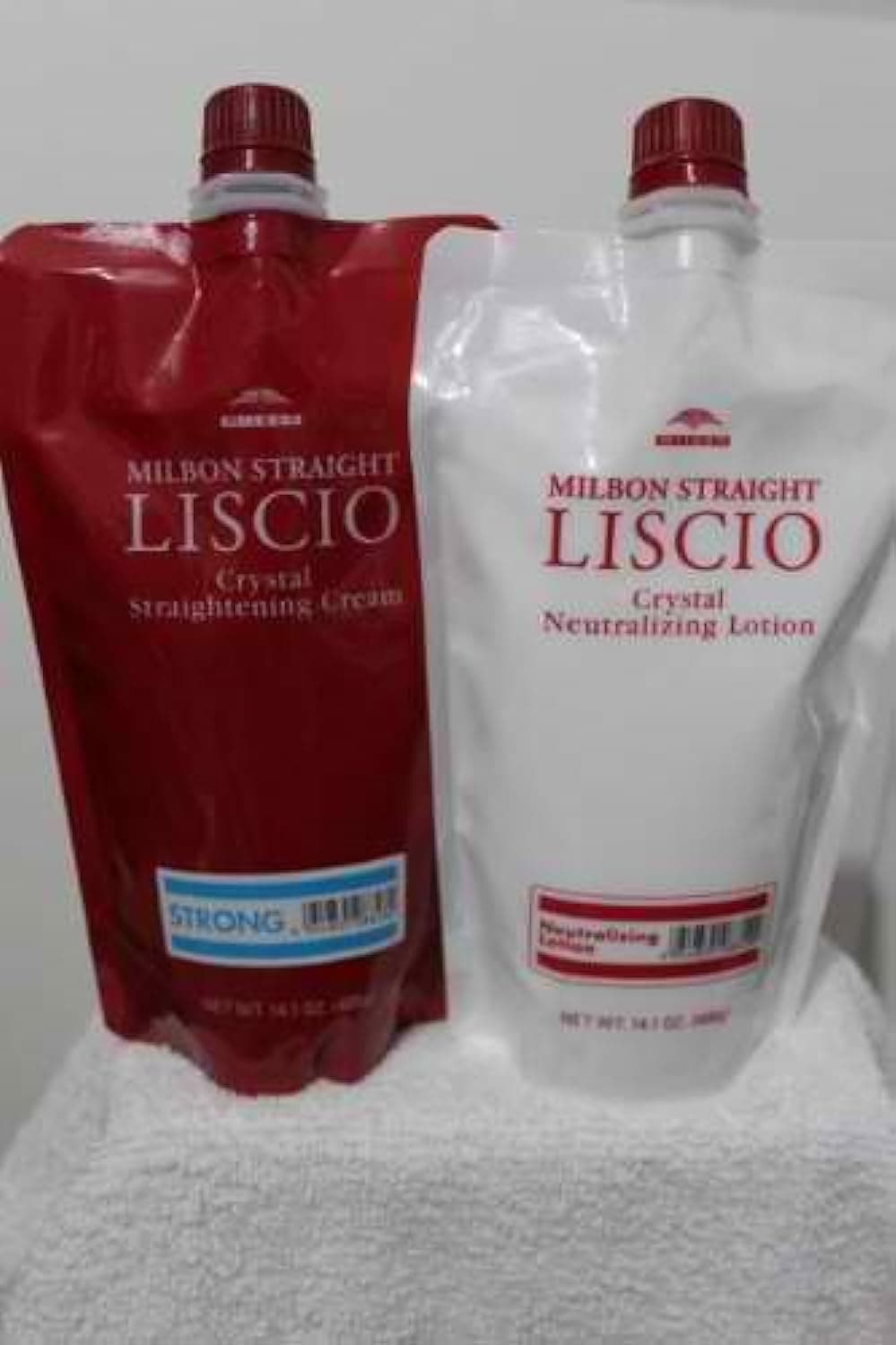 LISCIO Crystal Cream Straighteners & Neutralizer - Strong