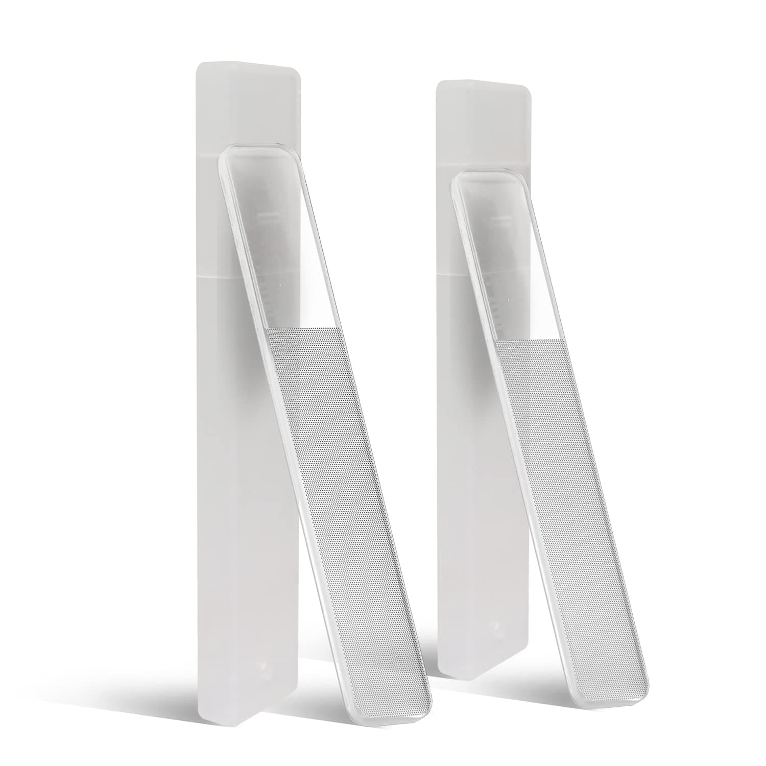 RedFlow Glass Nail File,Nail Buffer Set Contains 2 Nano Glass Nail Files,Professional Manicure Set,Nail Files for Natural Nails Removing Calluses,Dead Skin,Dry and Cracked