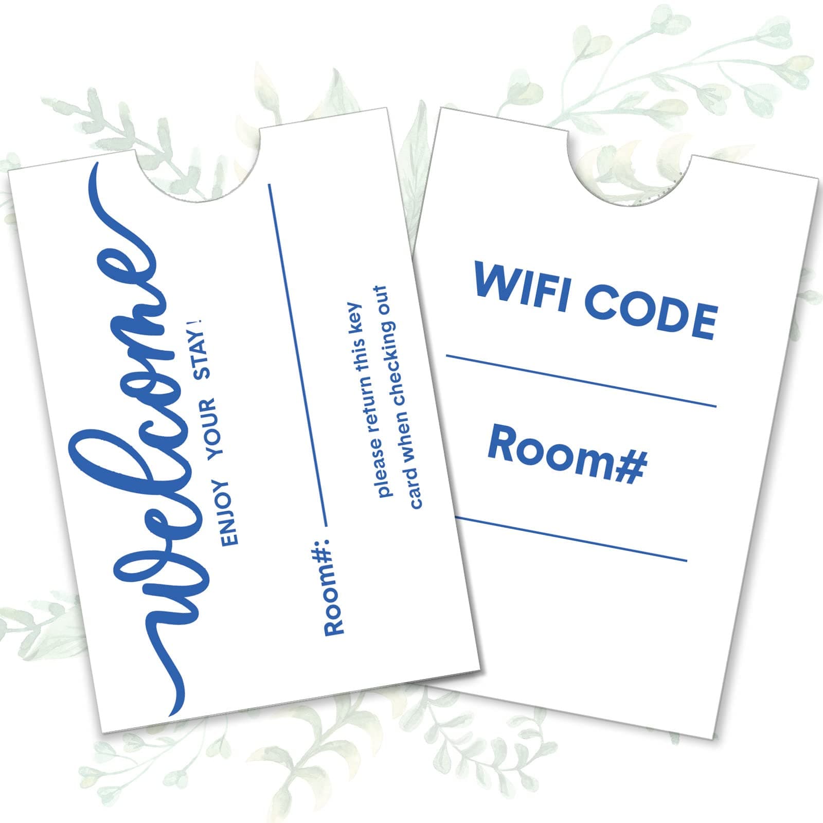 Outus 1000 Pcs Hotel Key Card Envelope Key Card Holder Sleeves Keycard Envelope Sleeve Enjoy Your Stay Keycard Cover for Hotel, 2.4 x 3.5 Inch