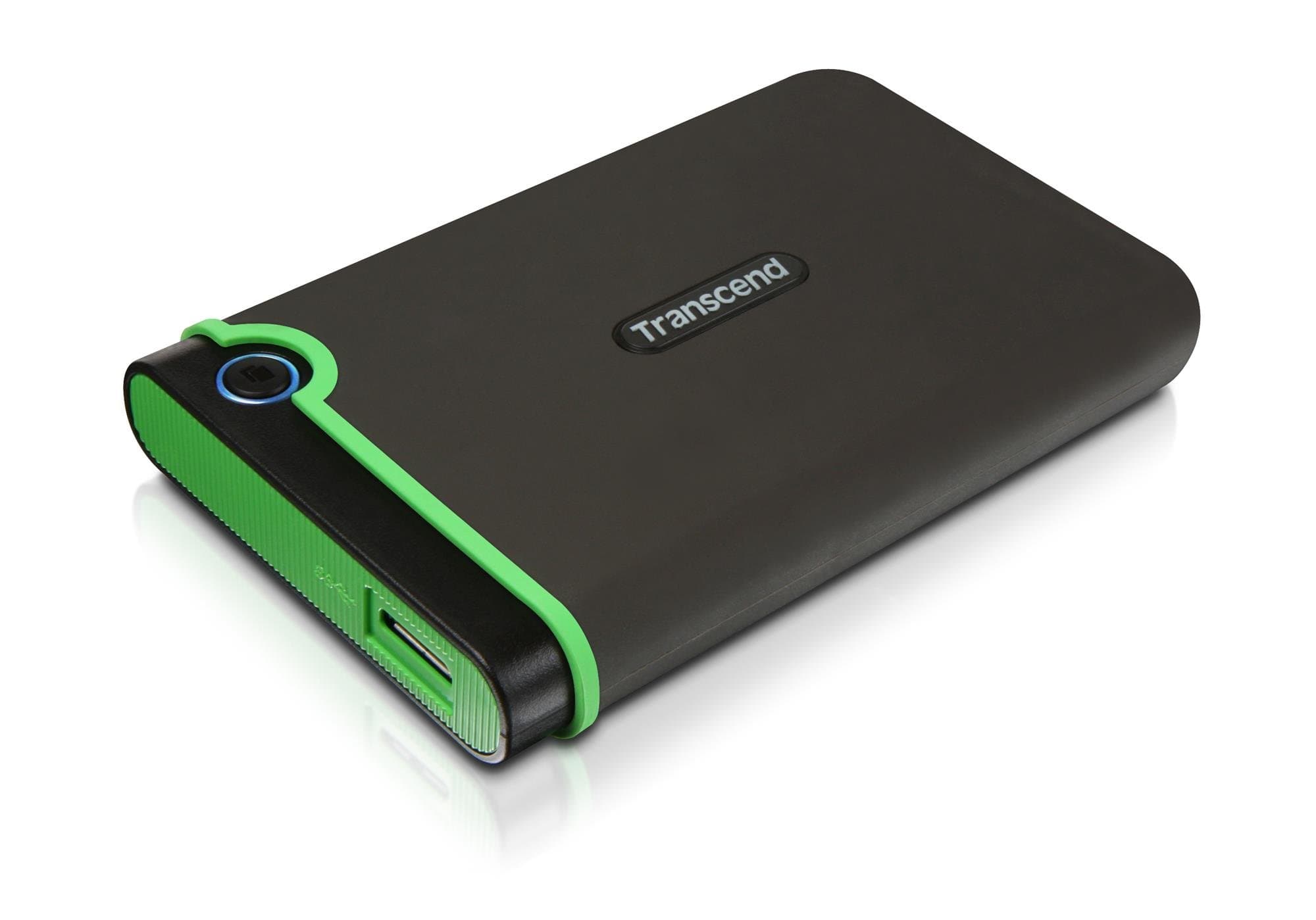 Transcend 2 TB USB 3.0 External Hard Drive - Military Drop Standards TS2TSJ25M3
