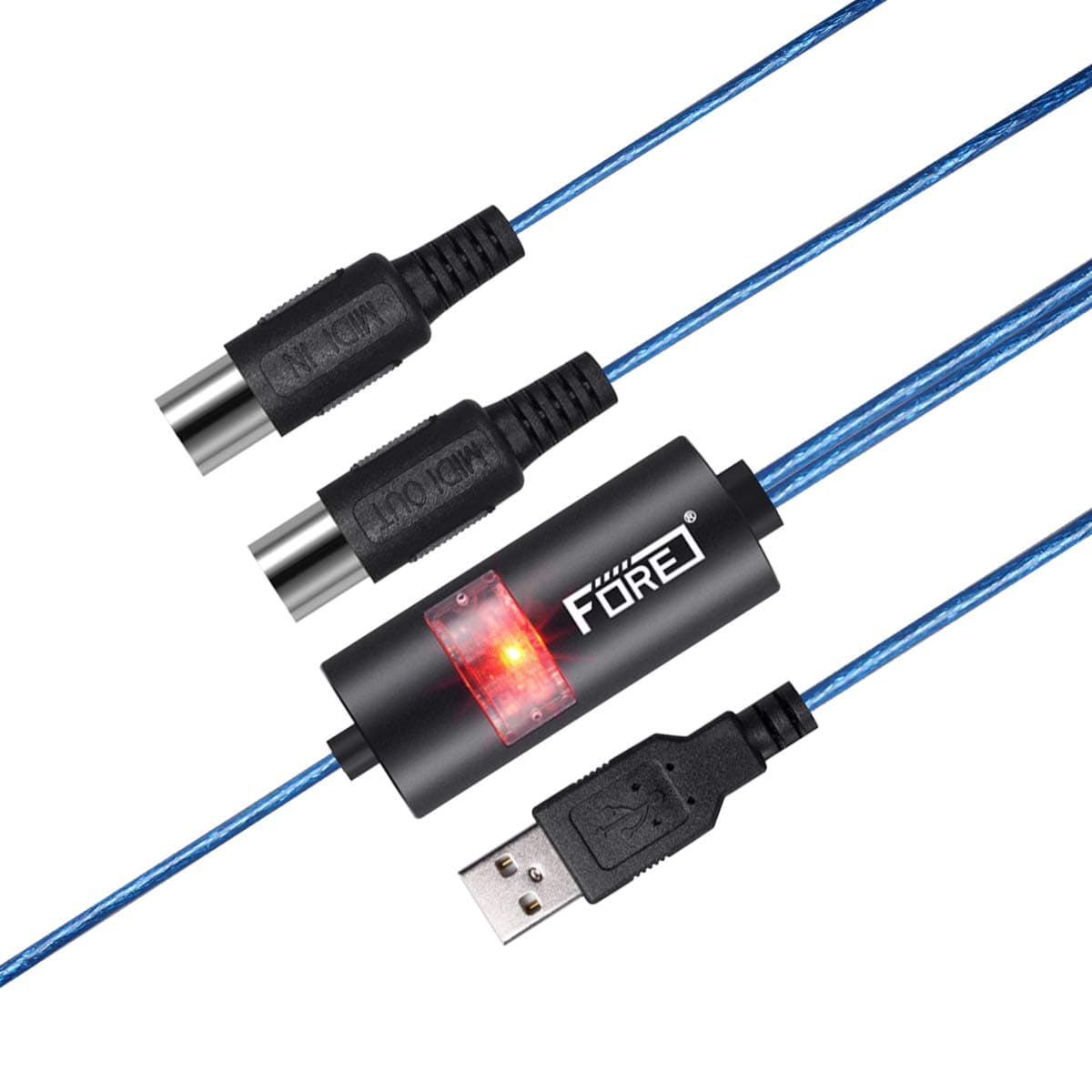 FORE MIDI Signal Converter (Black F)