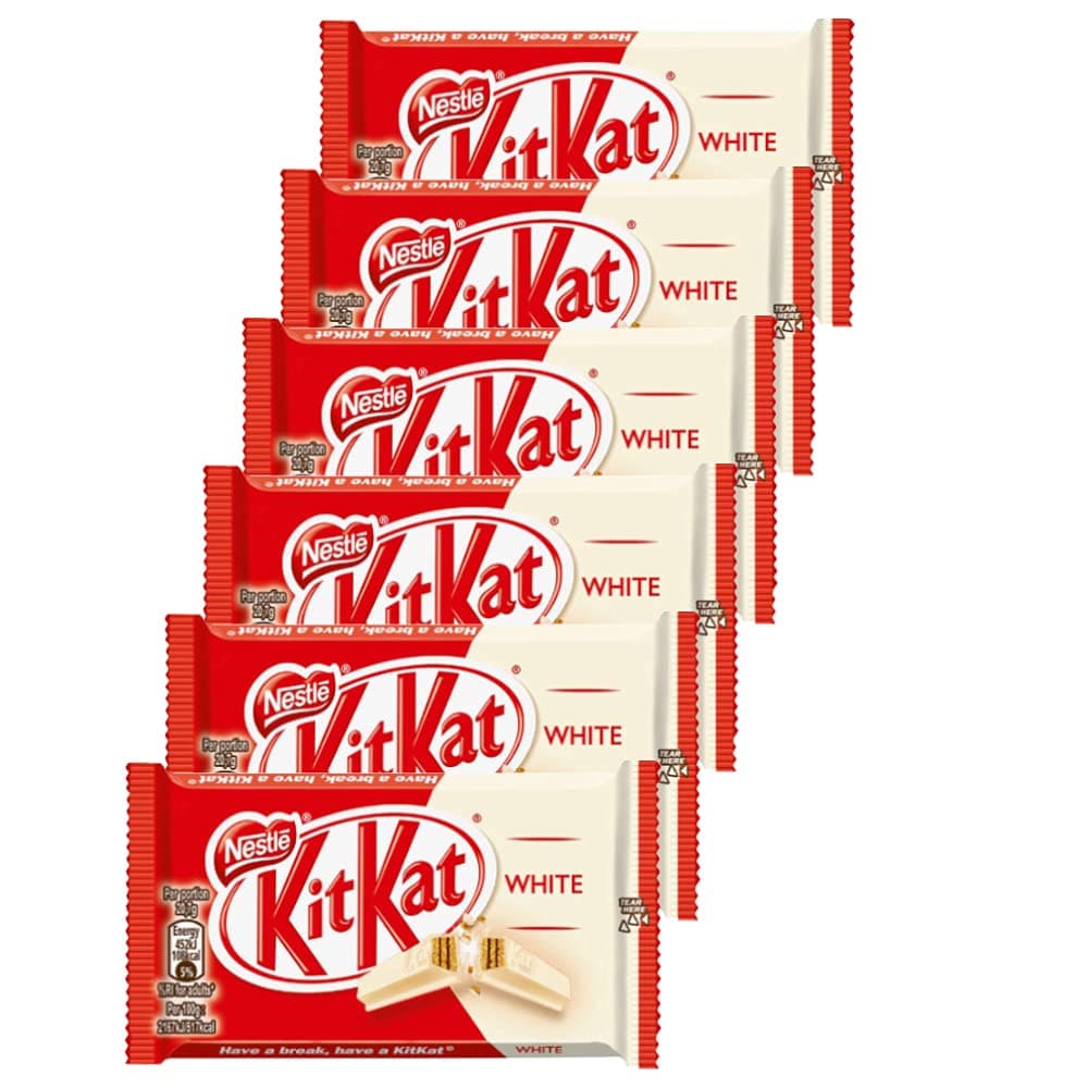 Kitkat White Chocolate, 6 X 41.5 G - 249 Gm