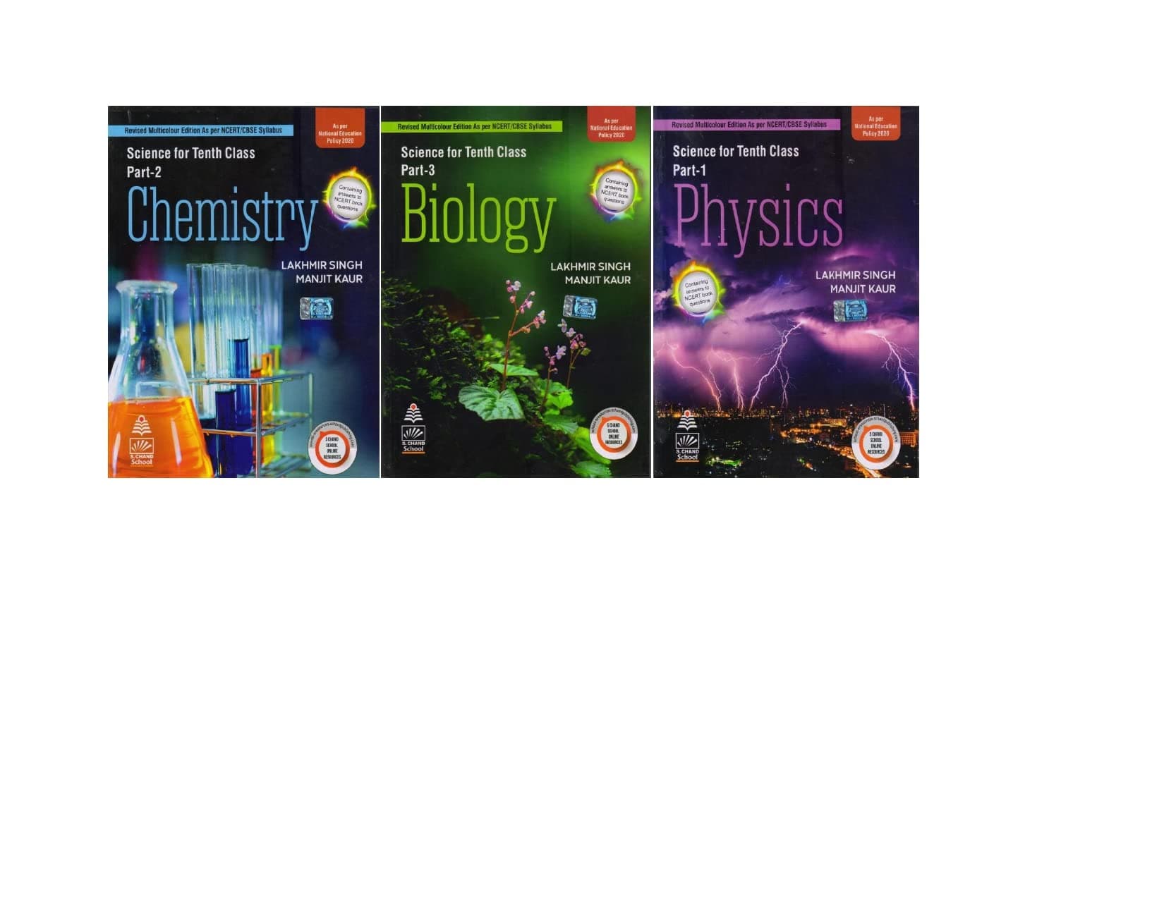 Combo Pack: Lakhmir Singh Class 10 Science (Biology, Physics, Chemistry) With Free Virtual Reality Gear (2020-2021 Examination)