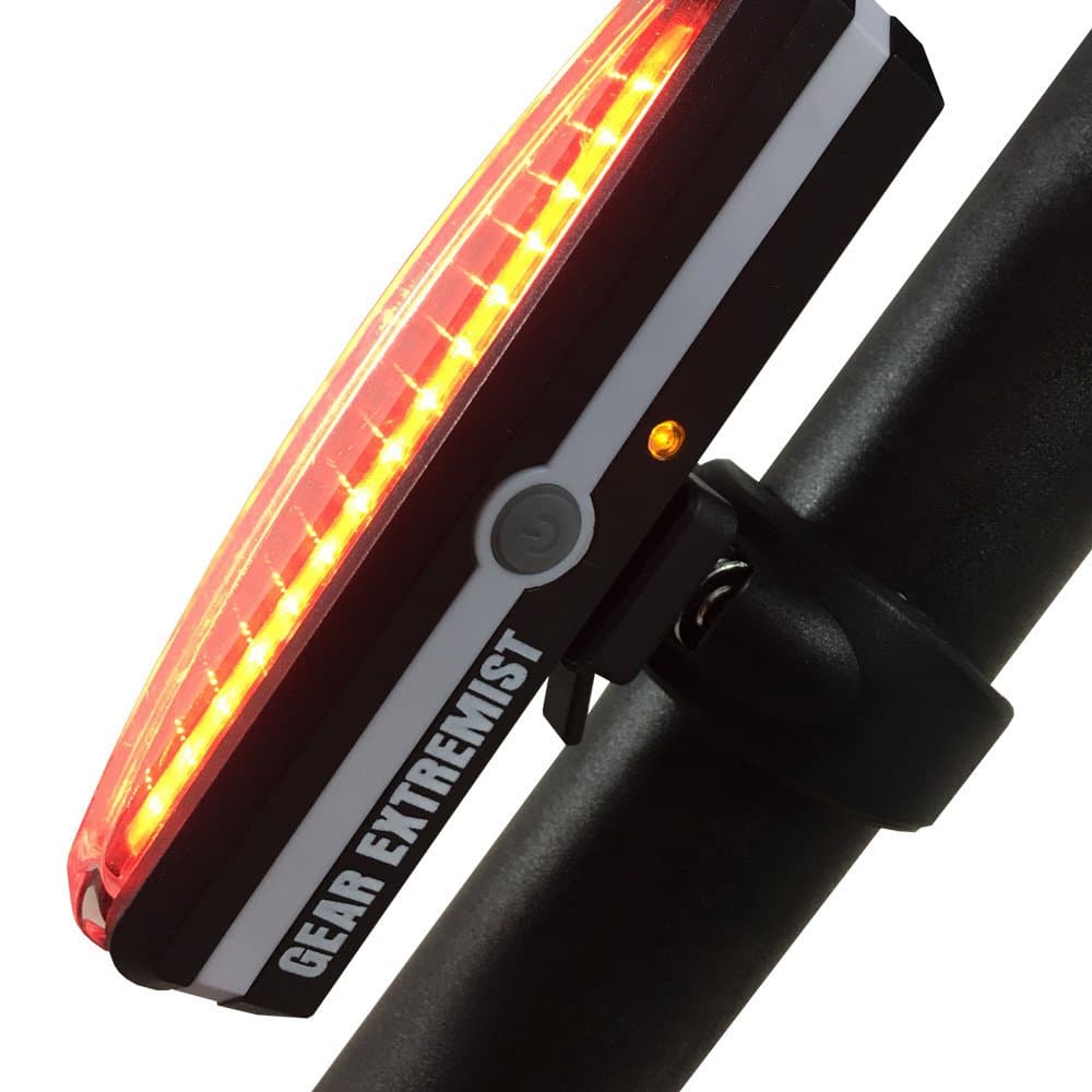 Ultra Bright Rechargeable Rear Bike Light - High Intensity Dual Function LED Front or Tail Light Promotes Road Safety All Day & Night - Waterproof Bicycle Accessory for Outdoors - Easy to Mount