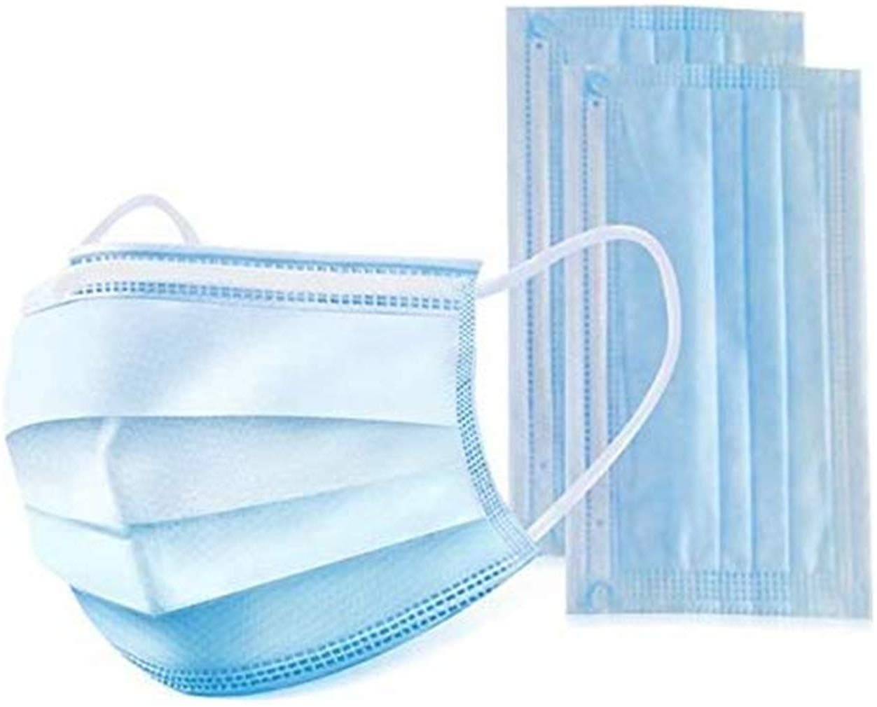 100 PCS Filter 3-ply Disposable Face Mask Personal protection dust-proof Anti Spittle Eye Mask for Earloop