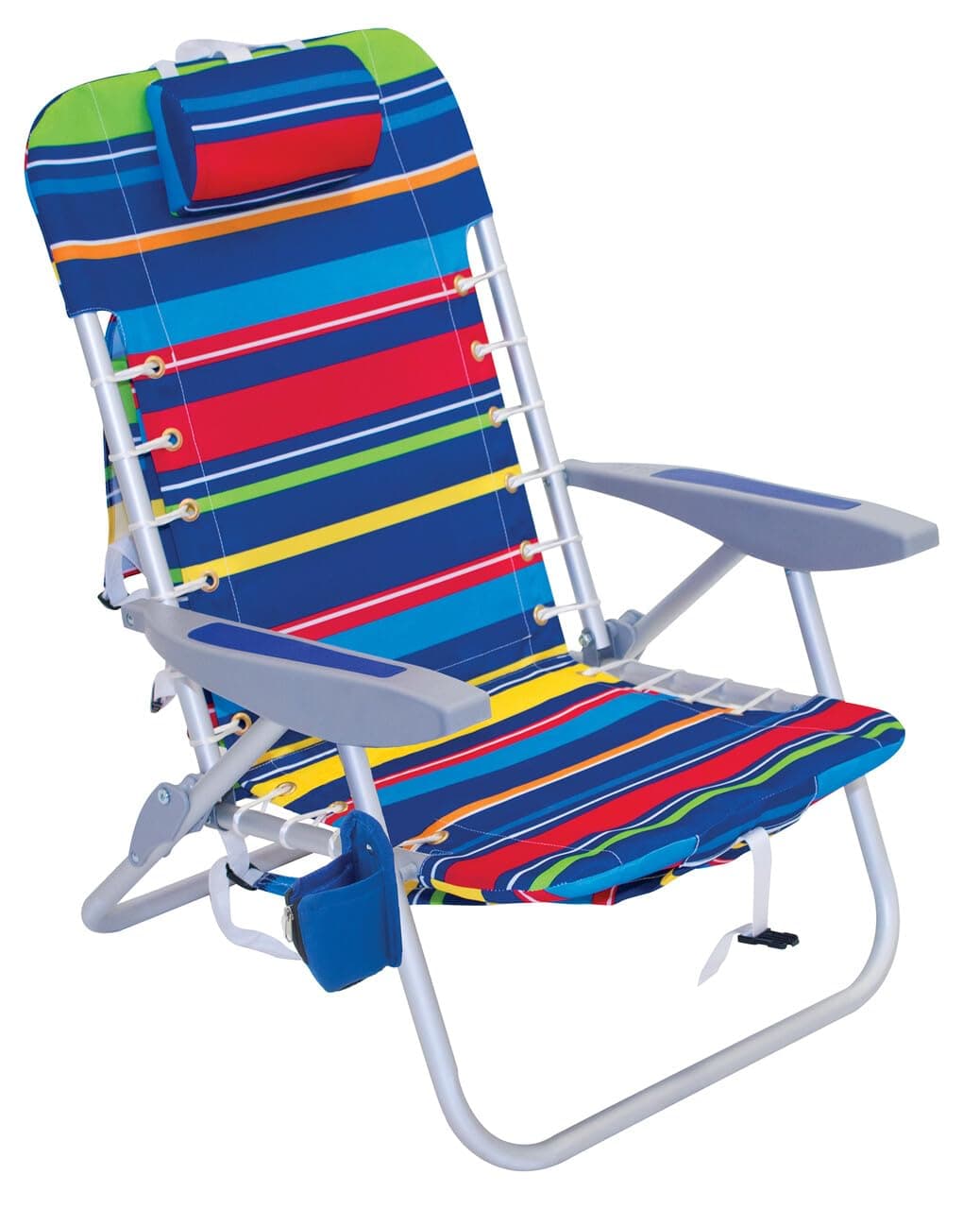 ASC529 4-Position Backpack Lace-Up Suspension Folding Beach Chair