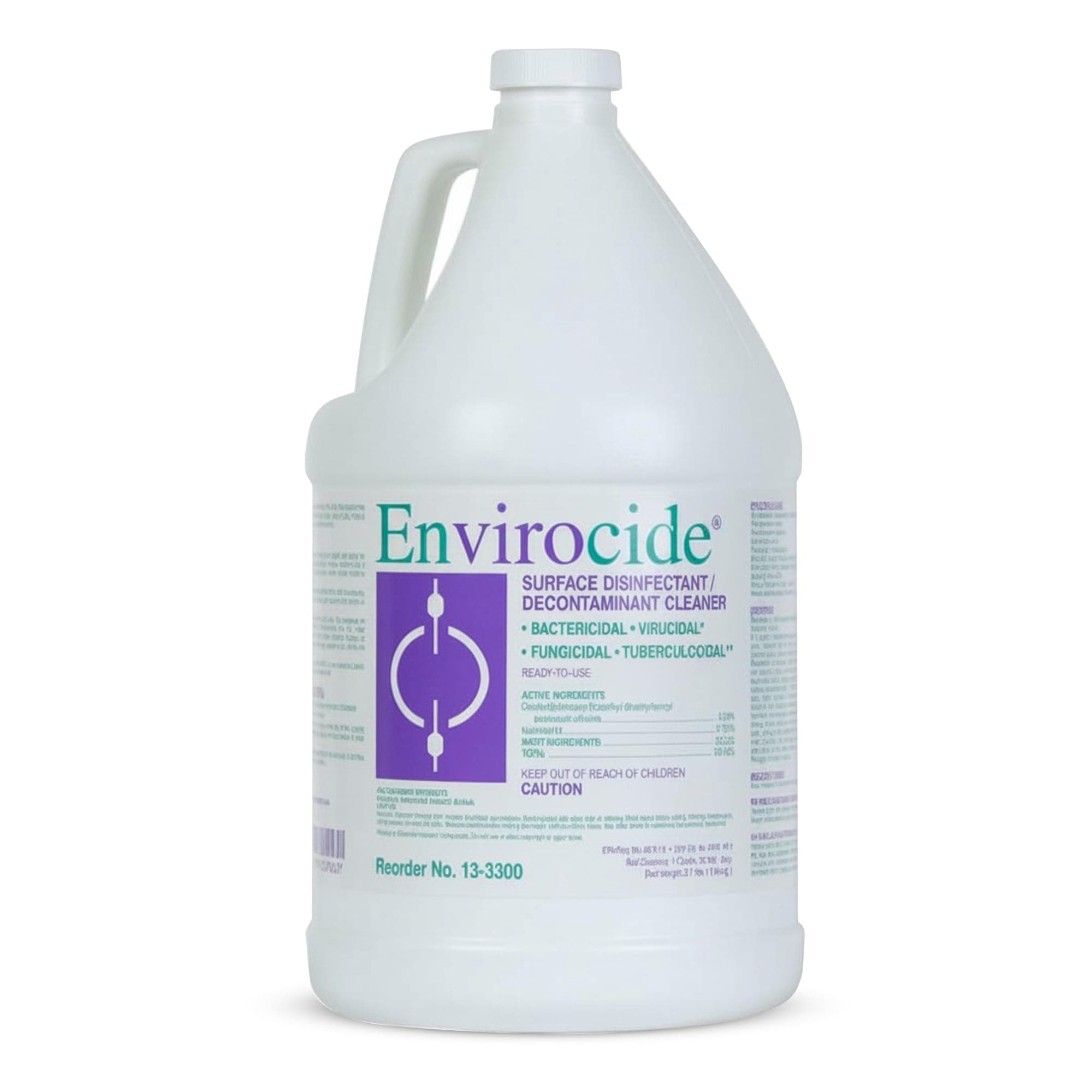 Envirocide Ready-to-Use Surface Disinfectant Cleaner & Decontaminant – Broad-Spectrum Formula, for Healthcare, Institutional & Facility Surfaces – 1 Gallon