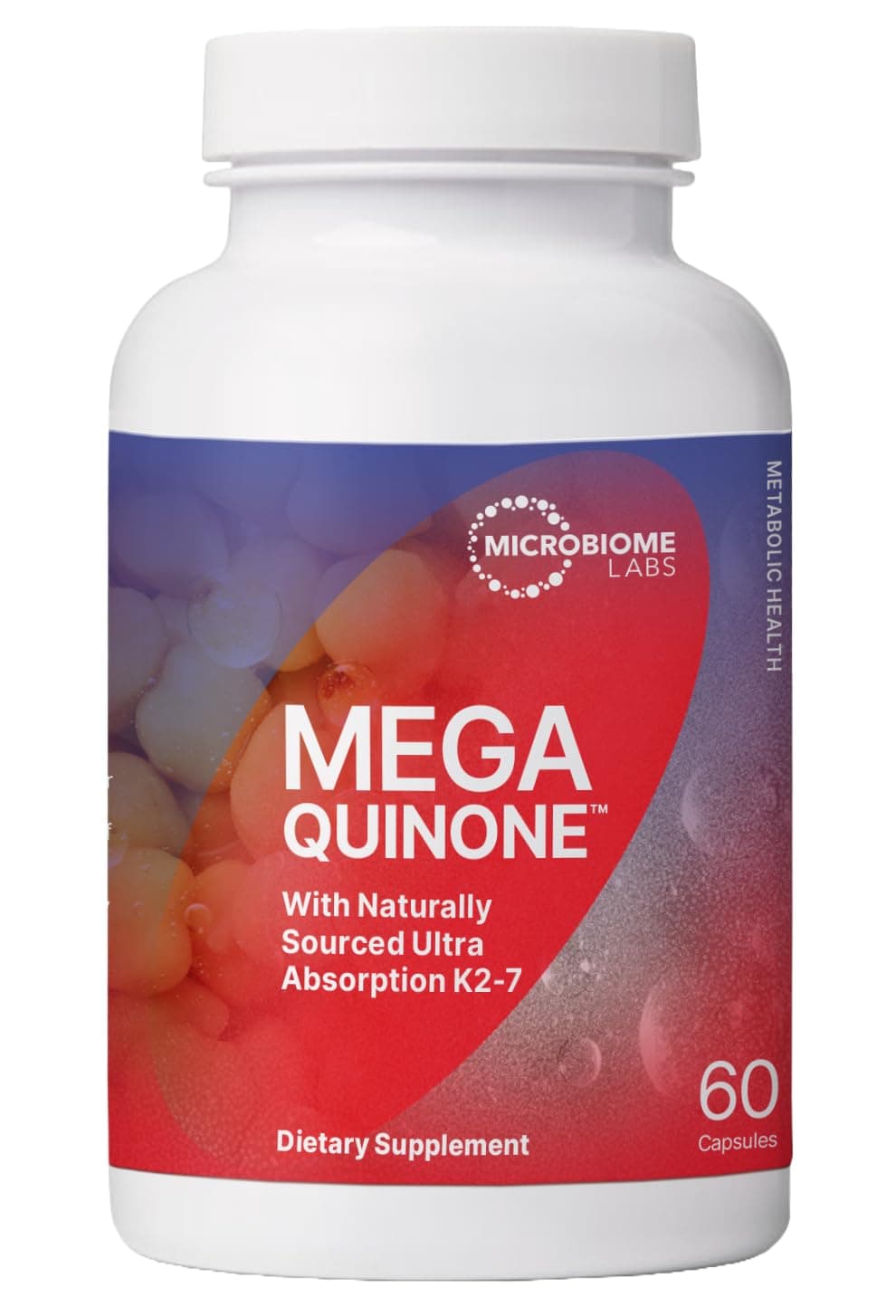 MegaQuinone Complete Vitamin K Supplement - High-Dose, 100% Soy-Free Vitamin K1 & K2 MK-7 - Natural VIT K2 with Magnesium & Zinc to Improve Absorption (60 Capsules)