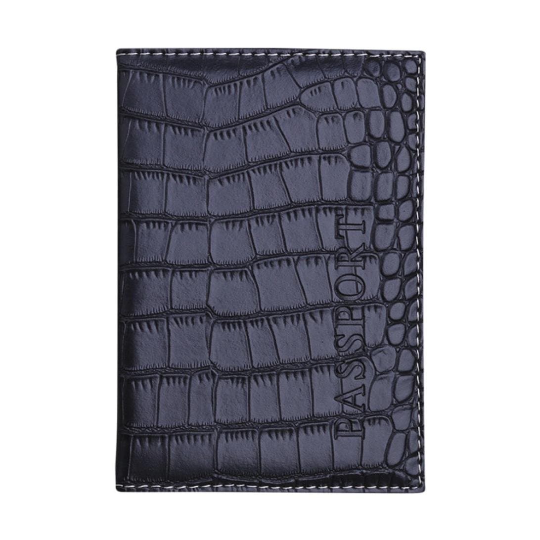 IGEMY Passport Holder Business Leather (Black)