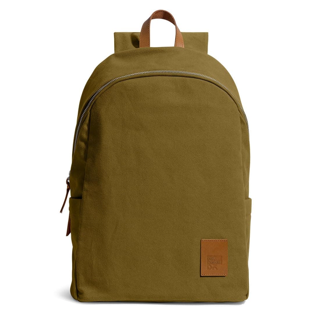 DailyObjects Pedal Everyday Casual Laptop Backpack Compatible with upto 14 inch Laptop | Unisex Travel Backpack | Made of Durable Canvas Material | Zippered Compartments with Pockets