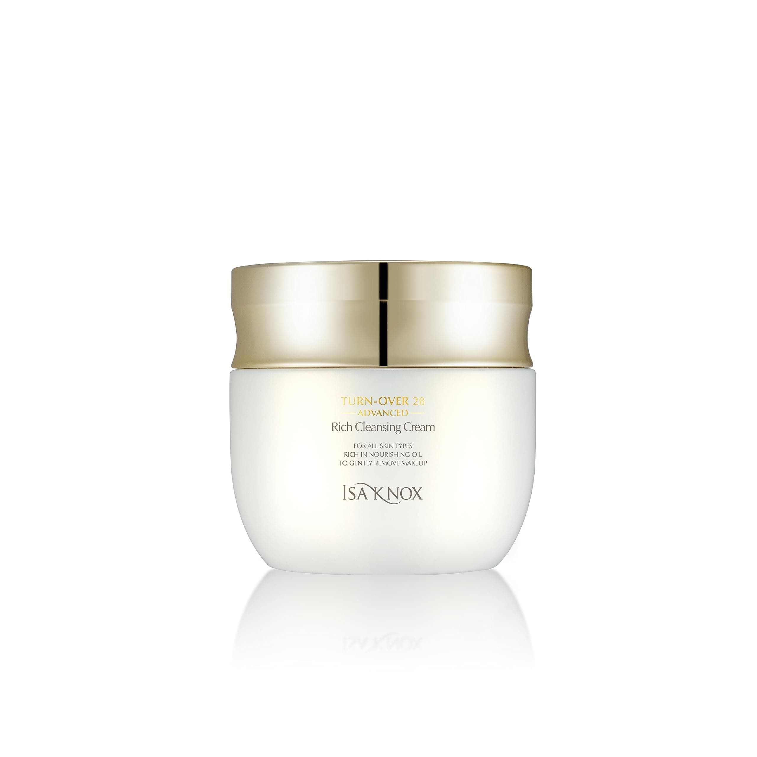 Isa Knox Turnover 28 Advanced (Cleansing Cream, 6.8fl oz) - Nourishing Makeup Remover without Residue by LG Beauty. Evergreen Oak, Pomegranate Vinegar, African Walnut Oil.