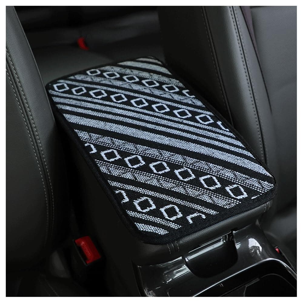 Car Center Console Cover,Boho Car Accessories Car Armrest Box Pad for Comfortable Support,Universal Armrest Cover for Car Truck SUV Center Console,Car Decorations Interior Aesthetic (Armrest cover-D)