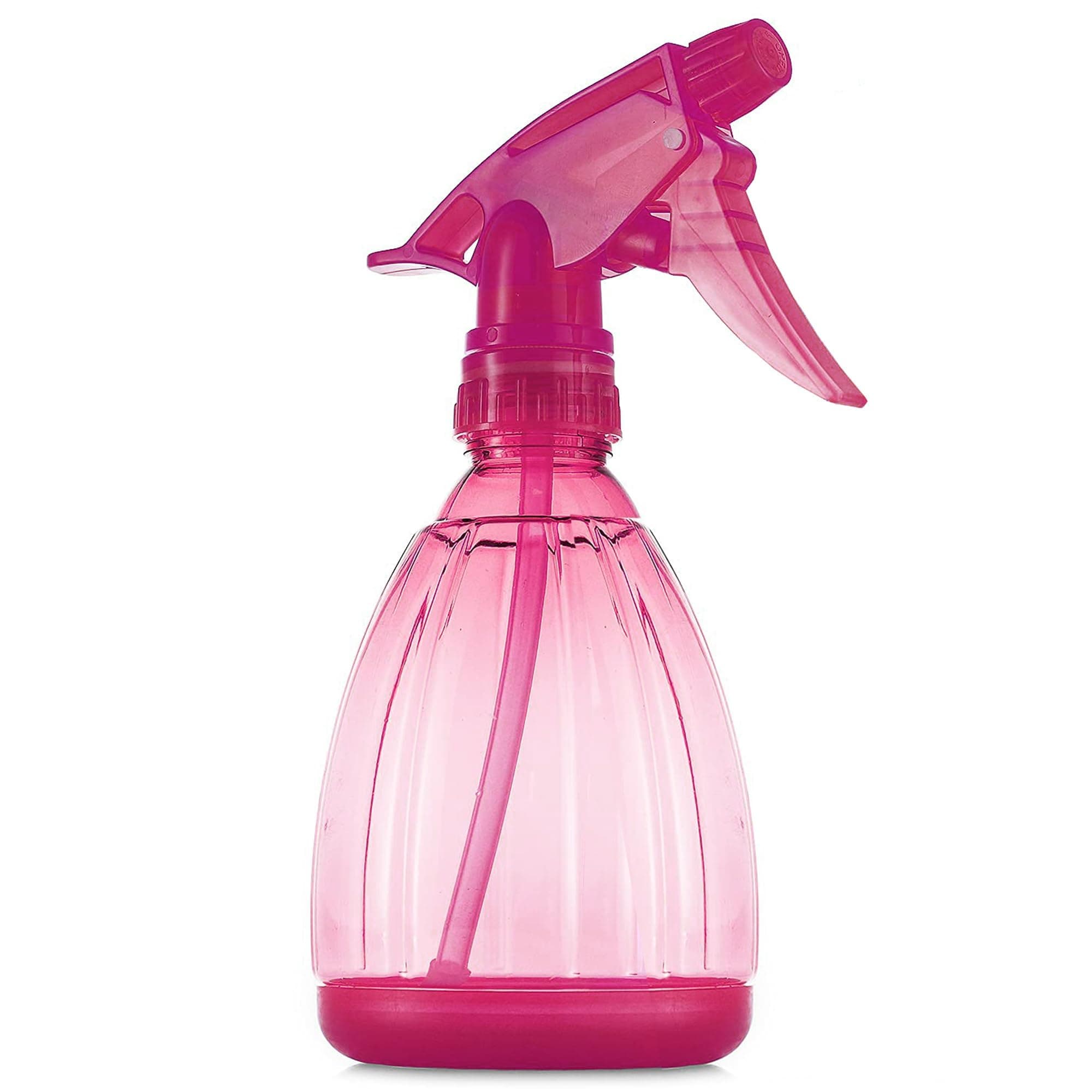 DilaBee 1-Piece 12oz Empty Spray Bottles for Cleaning, Spray Bottle for Hair, Plant Mister, BBQ Spritzer - Squirt Bottles for Liquids, Water Sprayer - Pink Squirt Bottle, Water Mister - BPA-Free