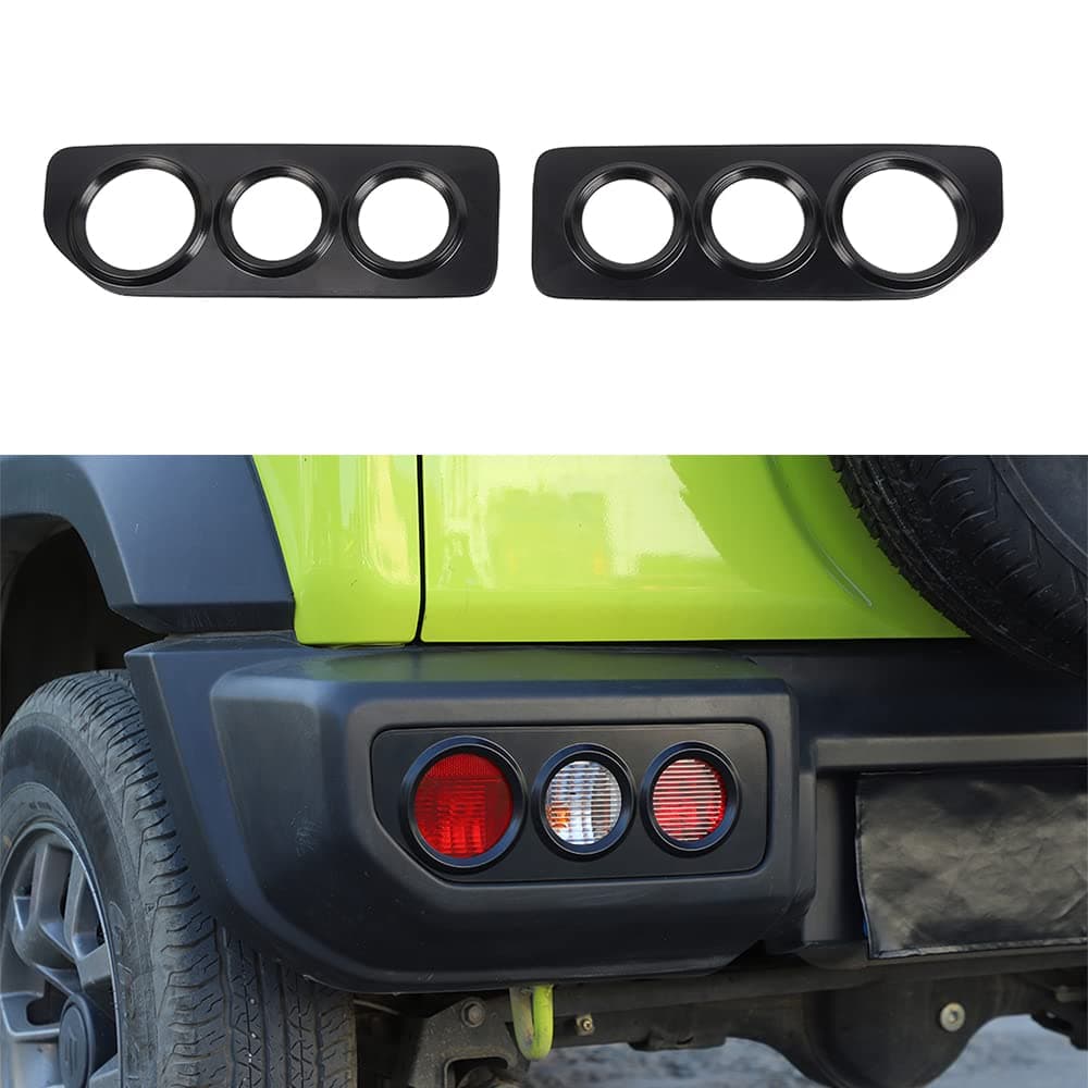 Tail Light Protector Decoration Cover Trim for Jimny 2019 2020 2021 2022 2023 Car Exterior Accessories ABS Black