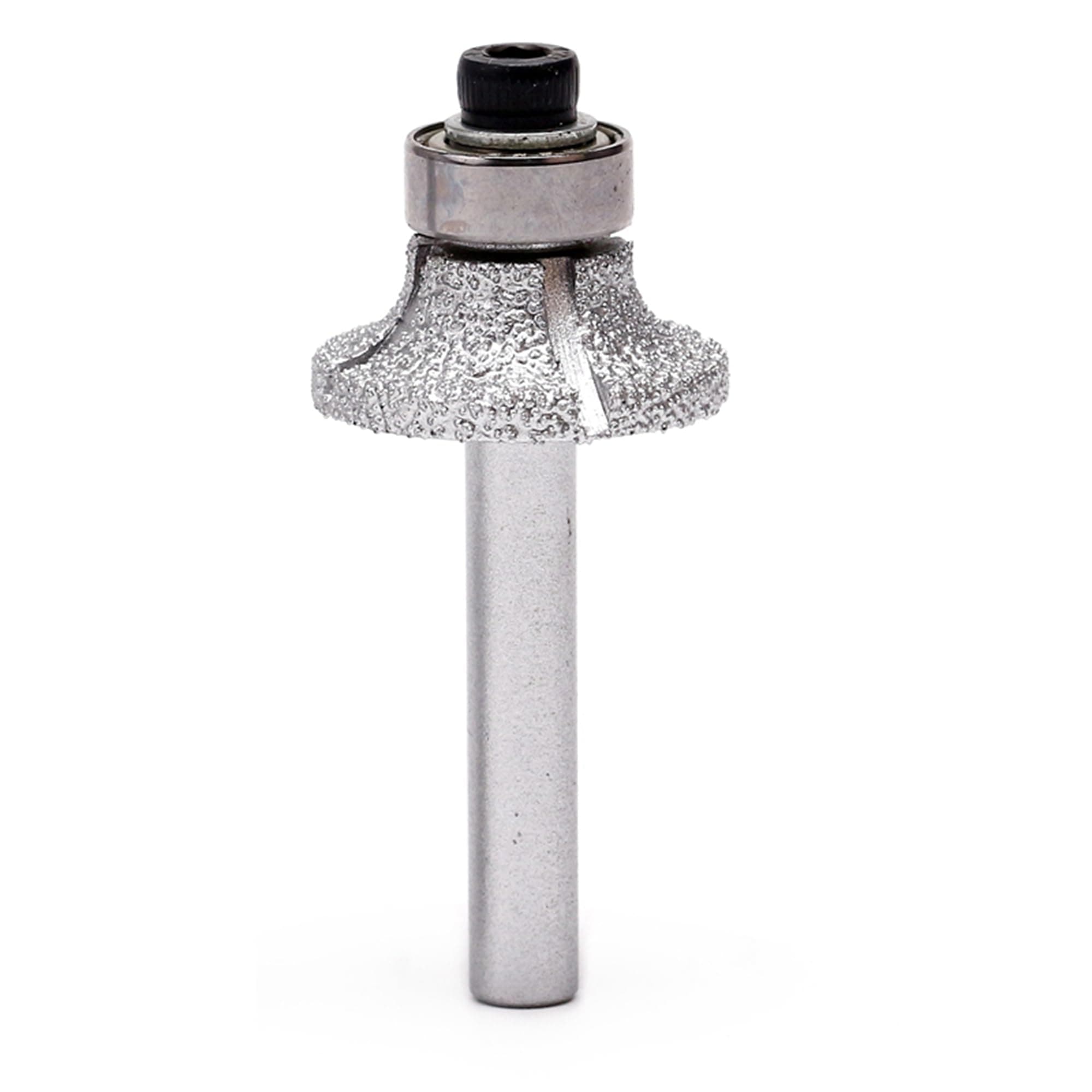 ILOVETOOL Brazed Diamond Radius Bits 1/4 Head Bullnose Profile Wheel 1/4 Shank for Granite Stone