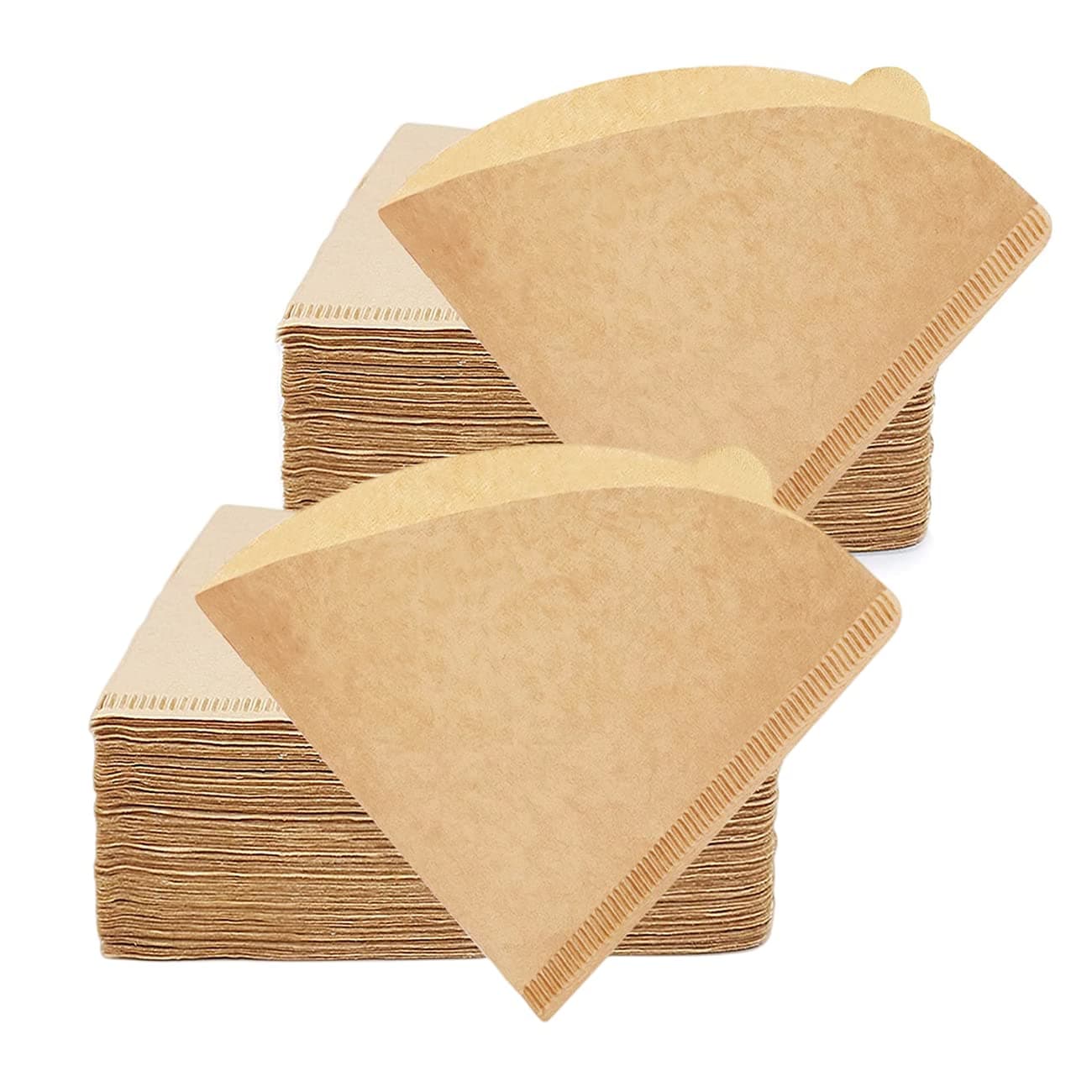 Coffee Filter 200 Count, V60 Coffee Paper Filter Unbleached Disposable Coffee Filters Paper for Pour Over and Drip Coffee Maker (2-4 Cups)