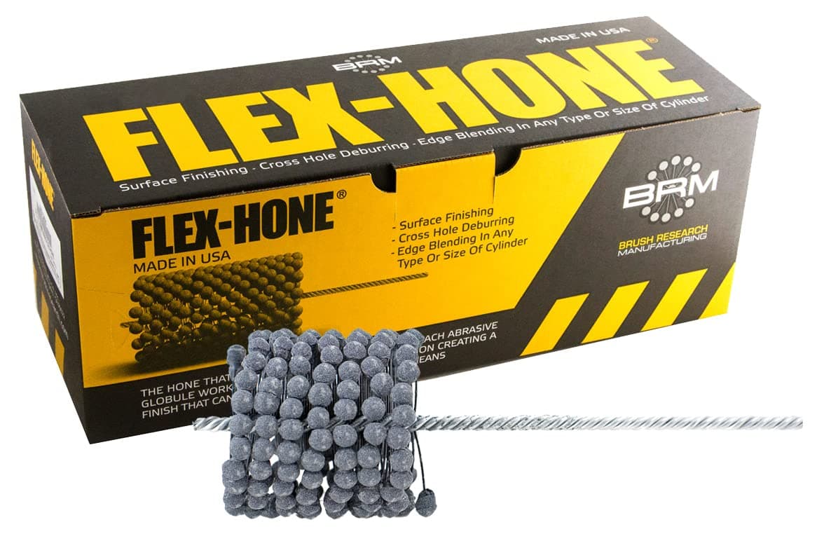 Flex-Hone Tool Brush Research FLEX-HONE Cylinder Hone, GB Series, Silicon Carbide Abrasive, 4-5/8 (118 mm) Diameter, 120 Grit Size