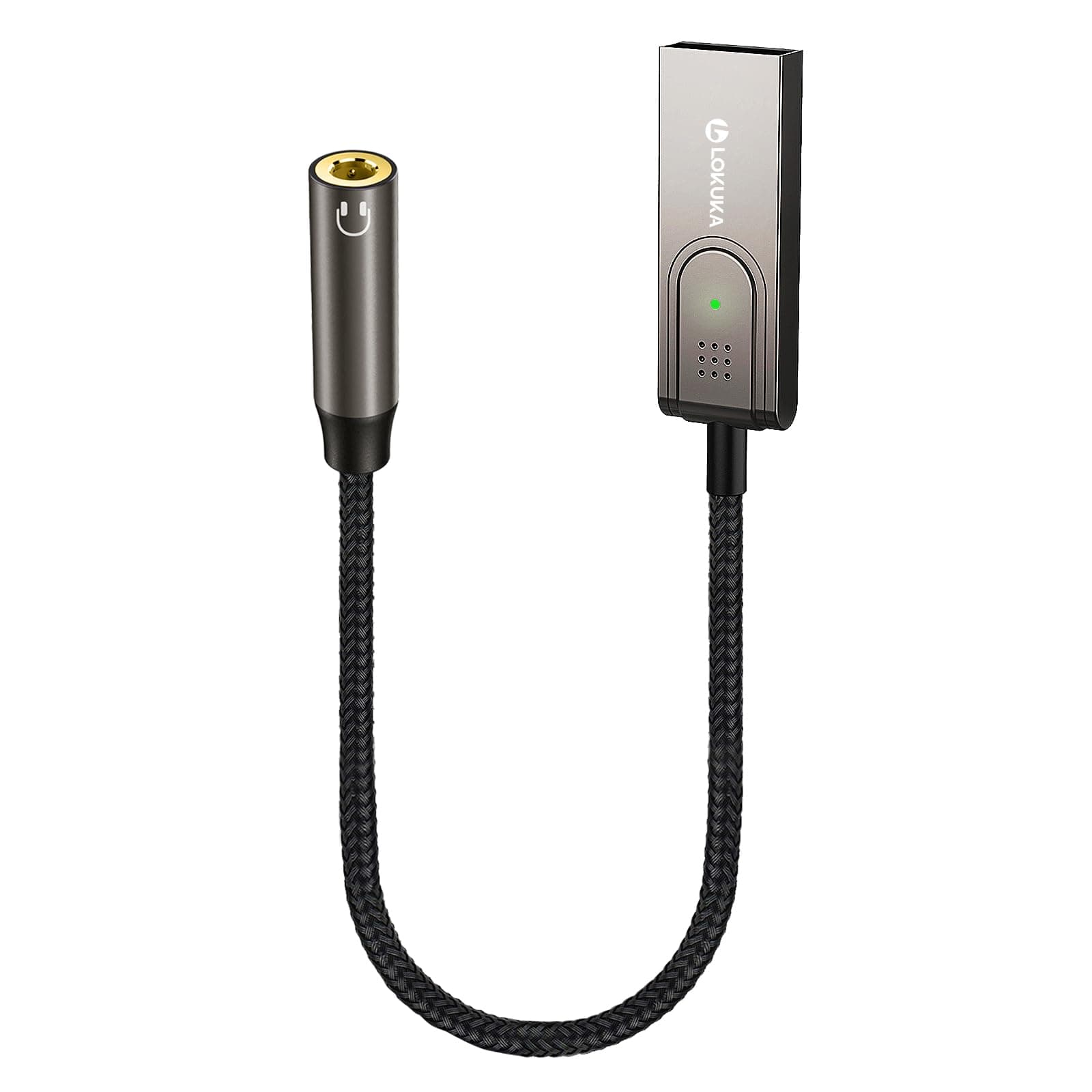 Bluetooth 5.3 to Aux Adapter for Car or Amp, USB to 3.5mm Female Bluetooth Receiver, Compatible with Wired Speaker, Car or Amplifier for Hands-Free Call, Voice Navigation, Music, Brown