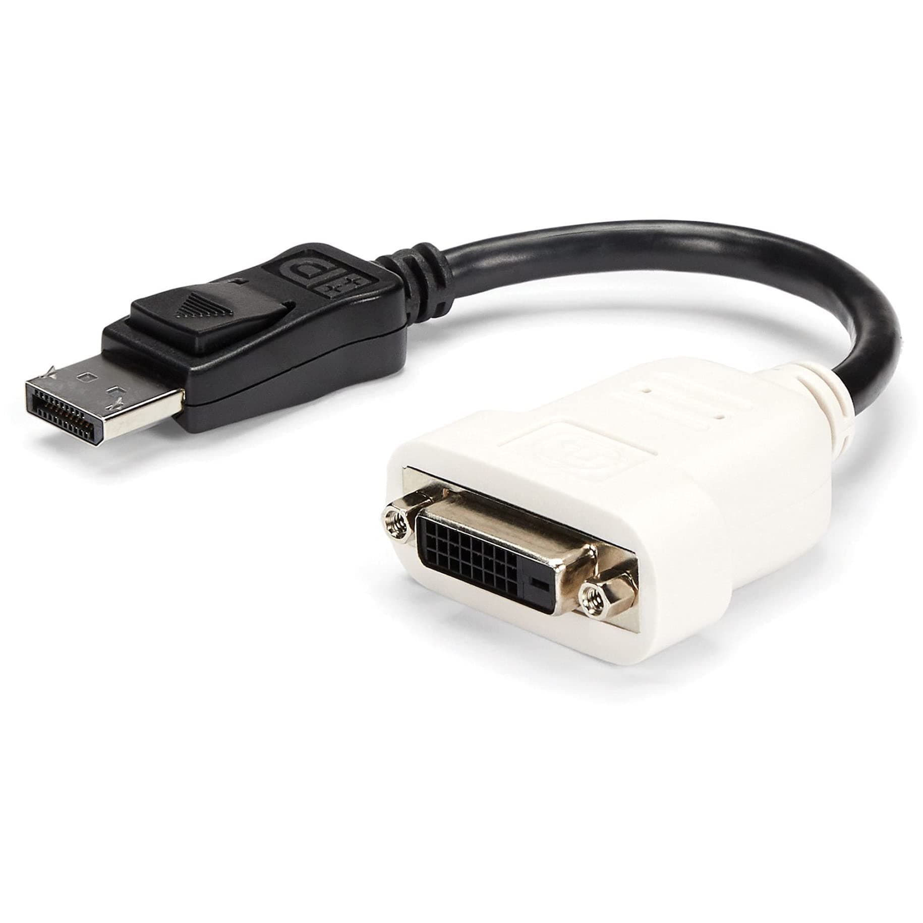 StarTech.com DisplayPort To DVI Adapter-Passive-1080p-DP to DVI-Display Port to DVI-D Adapter,Black