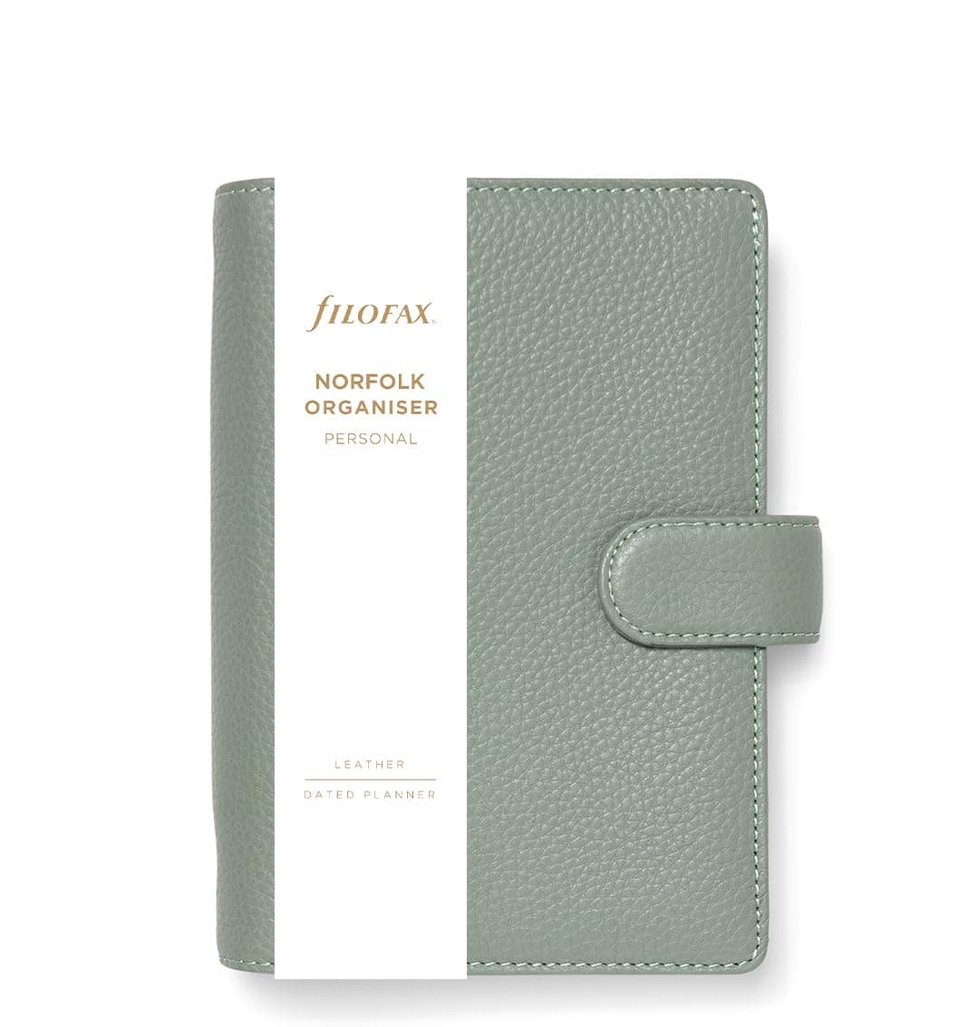 Filofax Personal Norfolk Organiser - sage