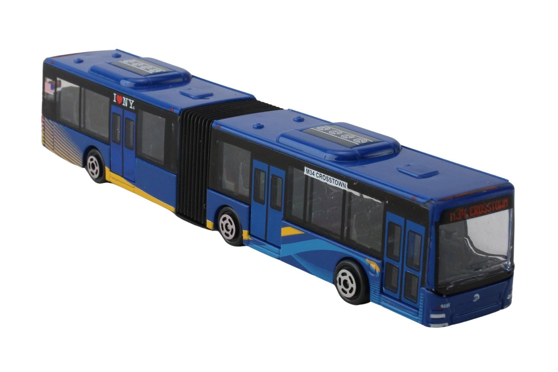 Daron MTA Articulated Bus, Multicolor, Small