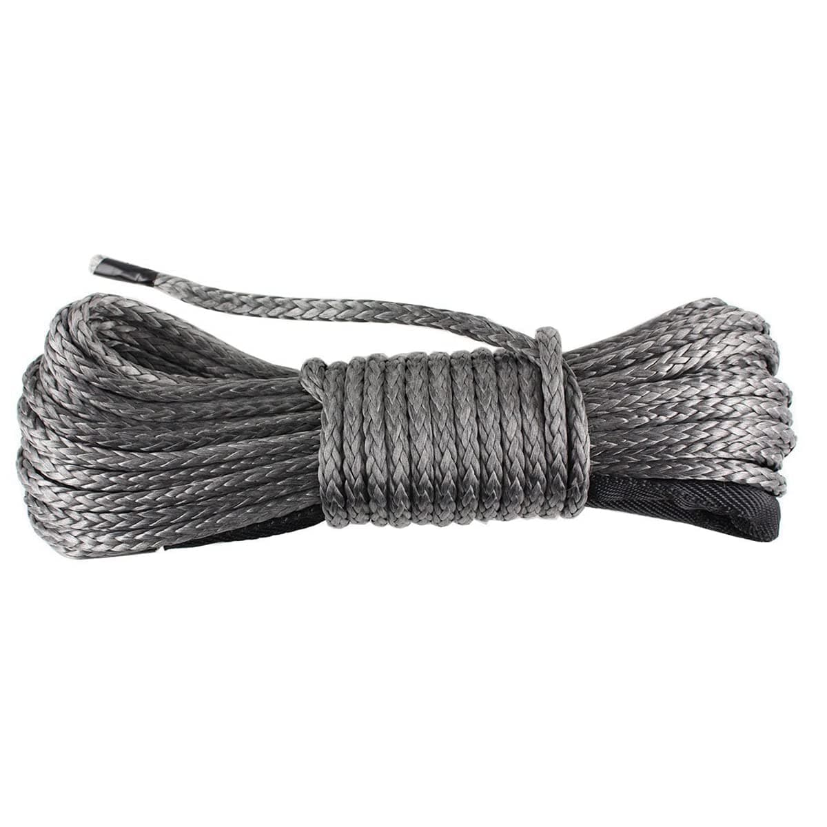 Synthetic Winch Line Cable Winch ATV UTV Quad Dyneema SK78 Plastic 4x4 Offroad wi (1/4 x 48' (5 mmx15 M))