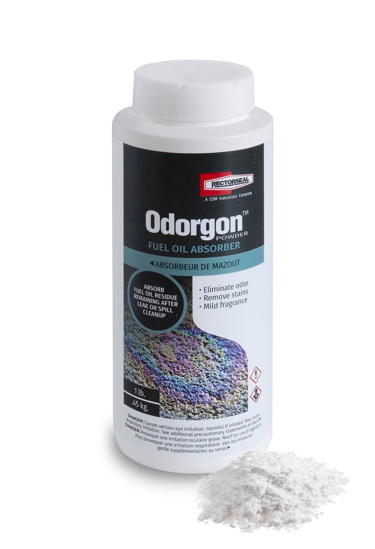 RectorSeal Odorgon 68512 Odor Eliminator, Easy Application, HVAC, 1 lb