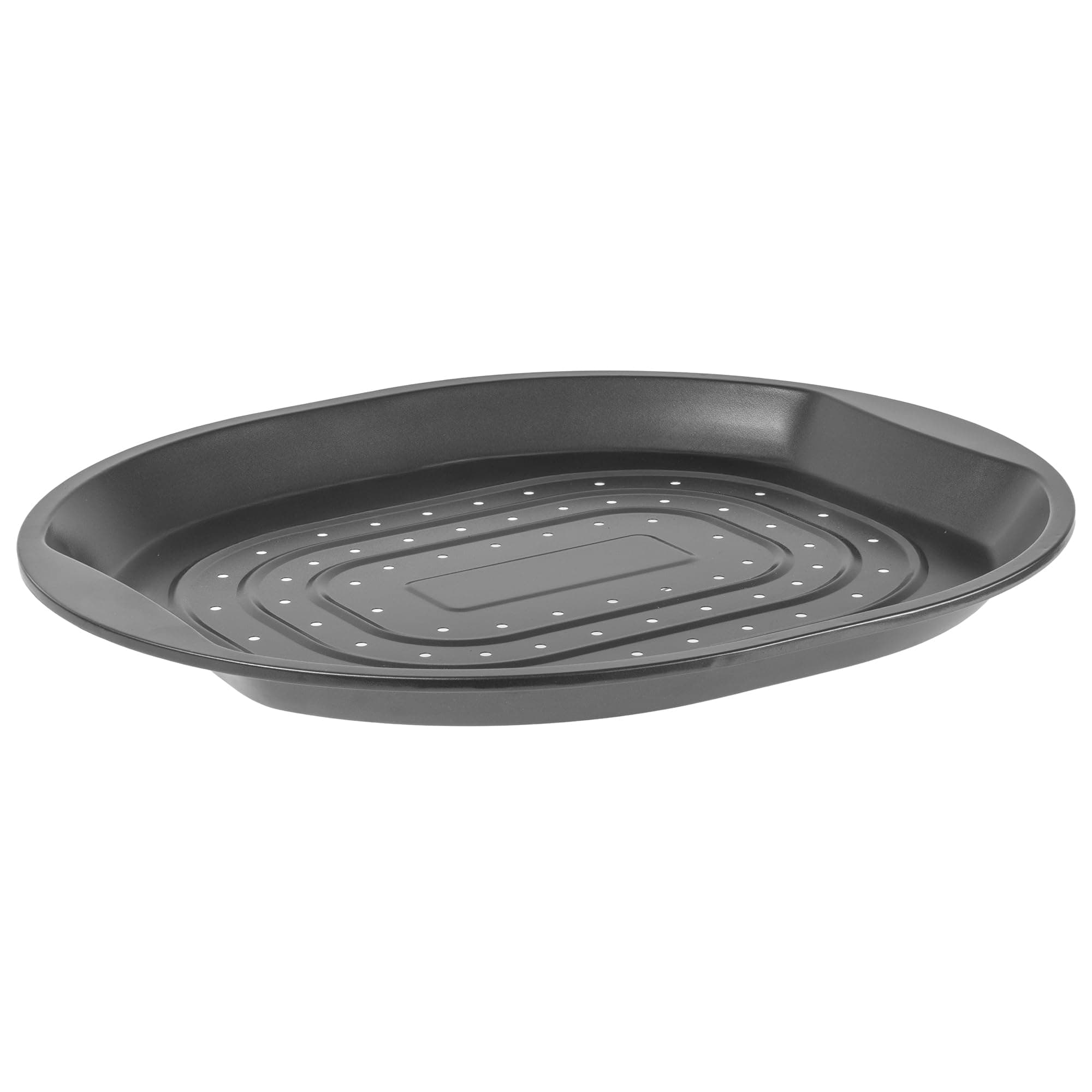 Non-Stick Premium Large Multi-Purpose Crisper Carbon Steel Oven Tray for Chips, Wedges and Vegetables - 39x33.8x2.8