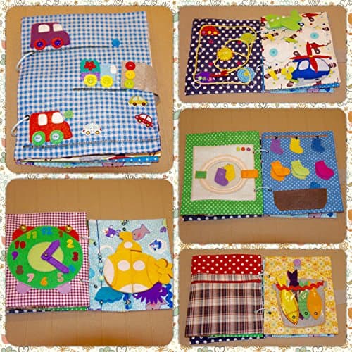 Quiet Book: Complete product, Personalized Busy book, Toddlers activity, Educational toy, Travel toy, Fine Motor Skills toys, Montessori