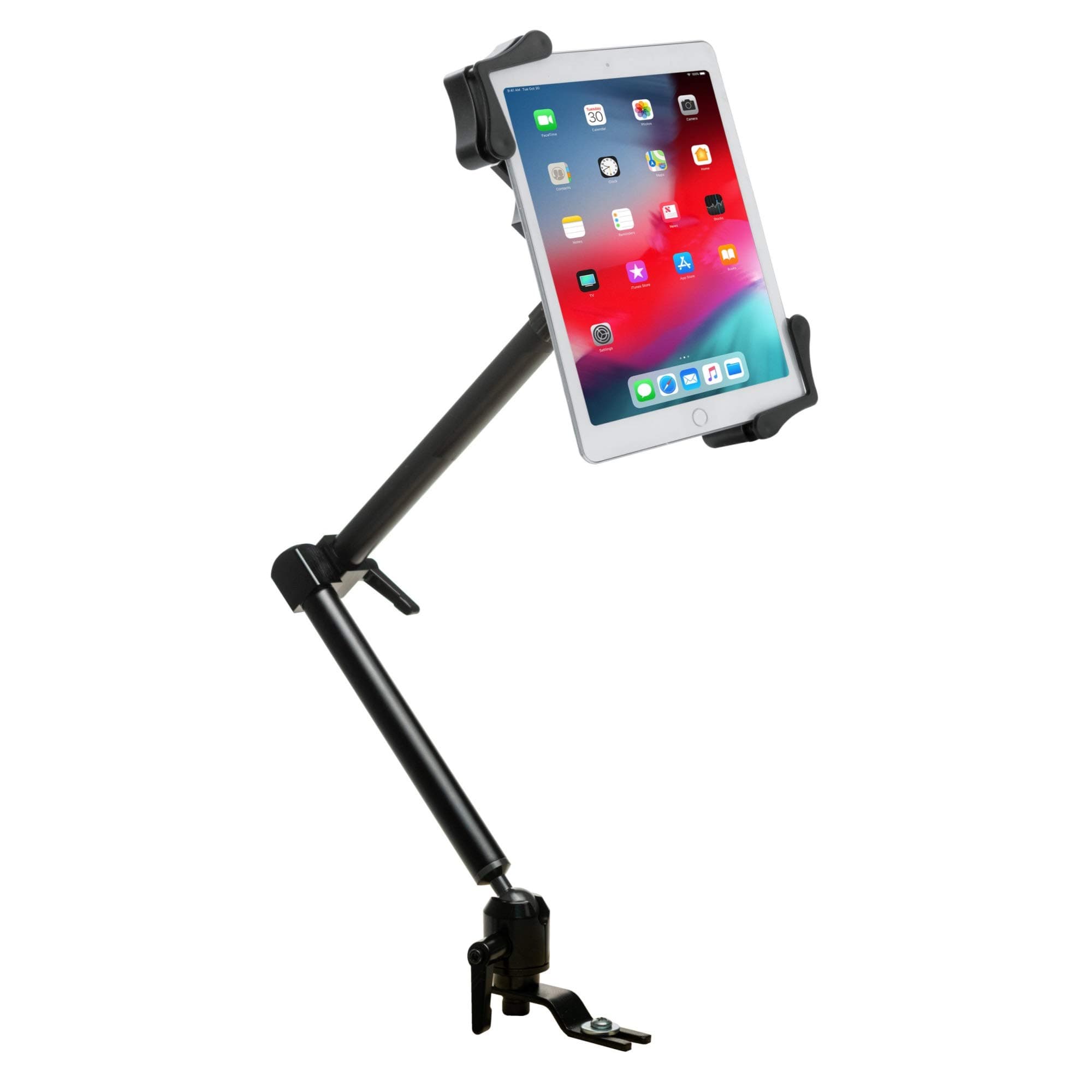 CTA DigitalUniversal Tablet Mount for iPad 10.2-inch & Other Devices - Black
