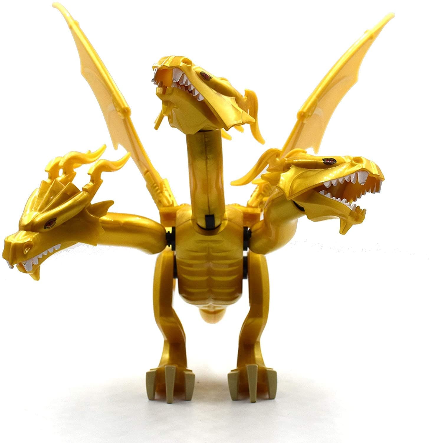 King Ghidorah Heads Figures Compatible with Lego Building Construction