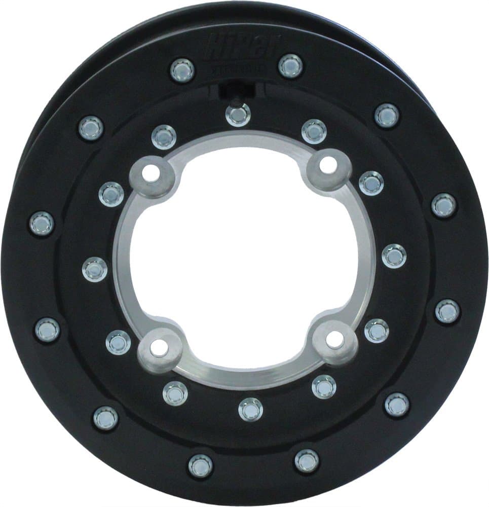 Tech 3 ATV Carbon Fiber Wheel - Single Beadlock - 9x8 - 3+5 Offset - 4/110,4/115 - Black , Wheel Rim Size: 9x8, Rim Offset: 3+5, Color: Black, Bolt Pattern: 4/110,4/115, Position: Rear