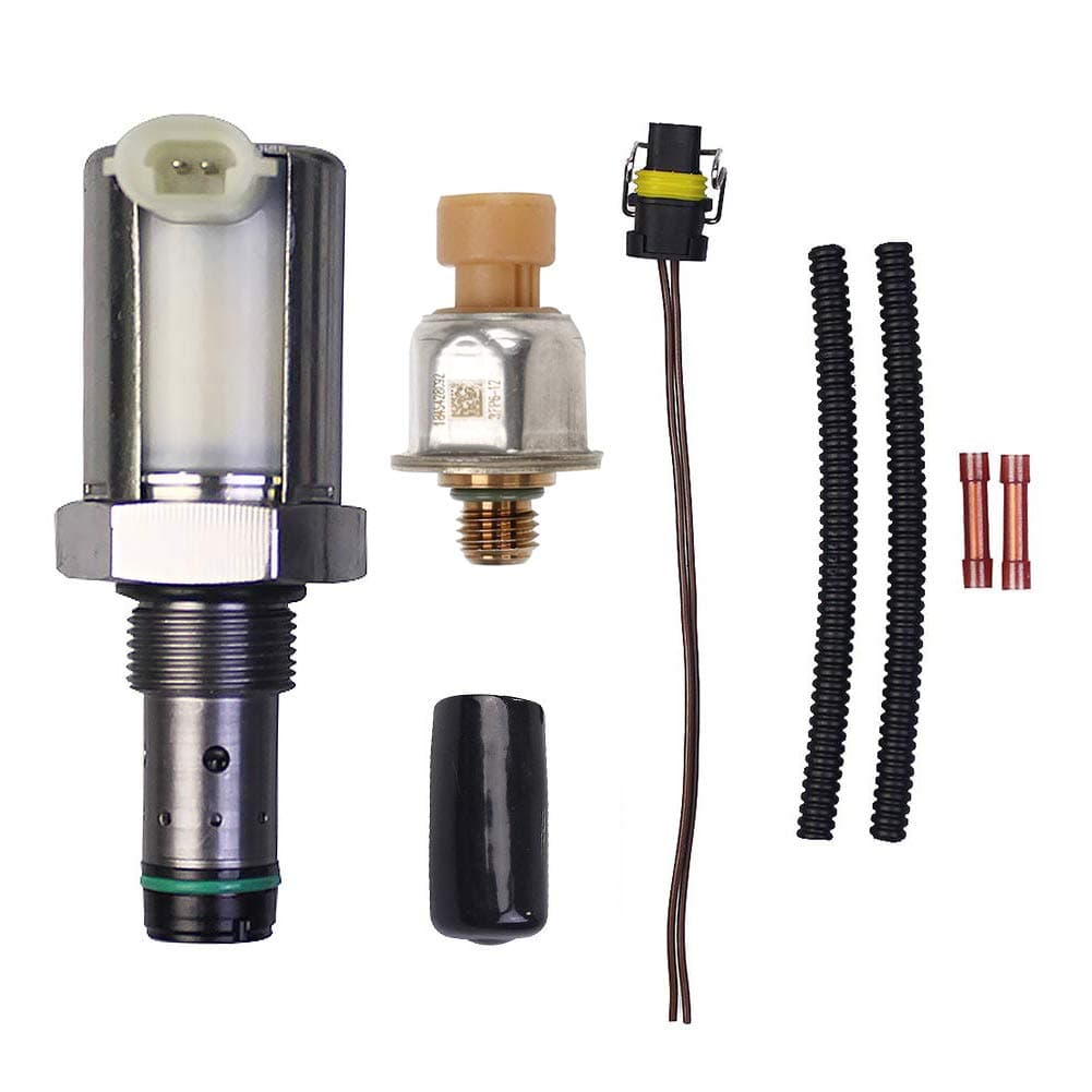 6.0 Fuel Injection Pressure Regulator Valve & Sensor IPR & ICP Fit for Ford F250 F350 F450 E350 E450 2003-2010 6.0L Powerstroke Diesel Excursion