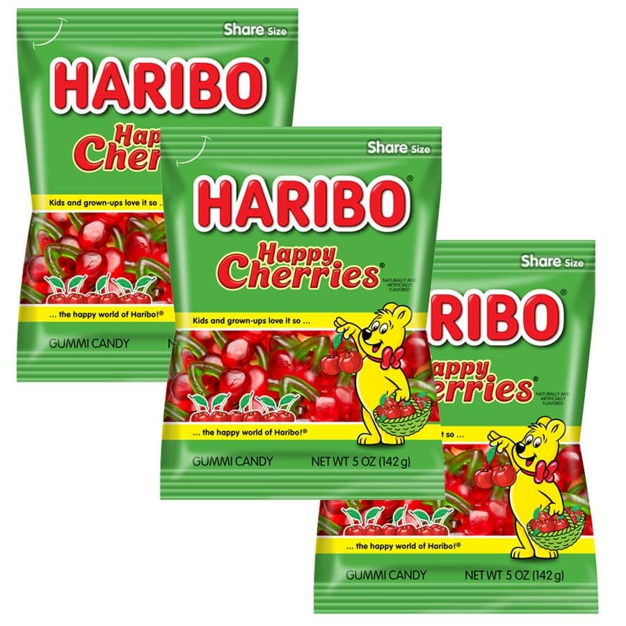 Happy Cherries, 5oz Gummy Bag (3 Pack)