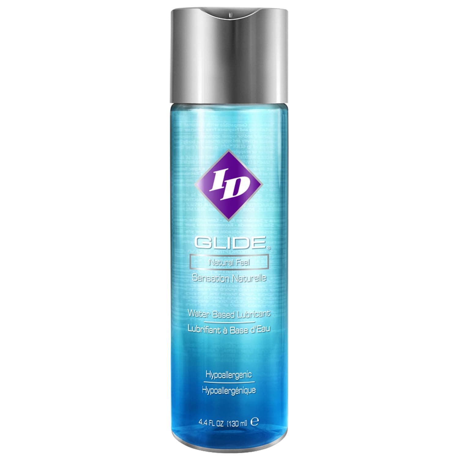 ID Glide Lube 4.4 fl oz Personal Lubricant Water Based Lube For Couples Pleasure Women & Men Pleasure Sensation Sex Lube to Enhance Natural Feeling Made in USA by ID Lubricants