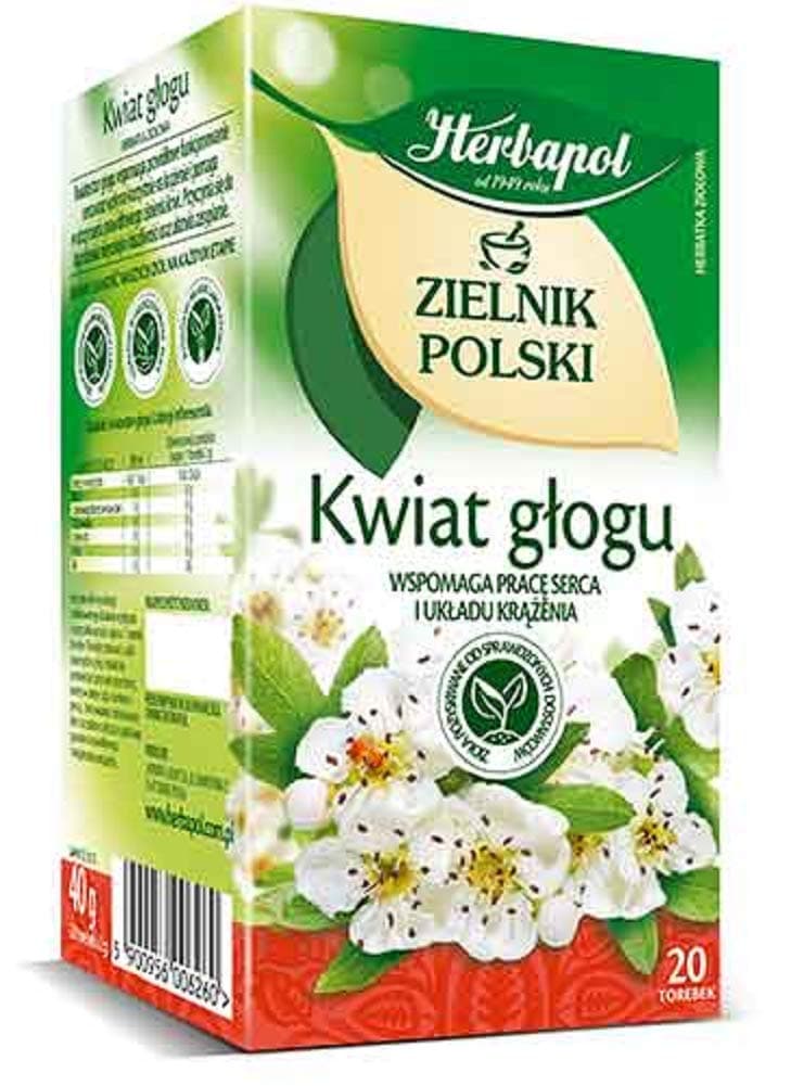 Herbapol Hawthorn Flower Herbal Tea 20 Teabags