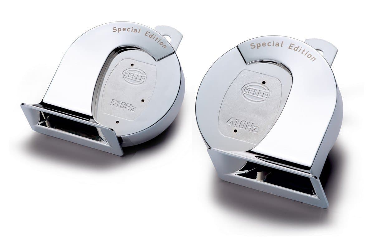 007728883 Chrome 12V Trumpet Horn Kit (Universal Fit)