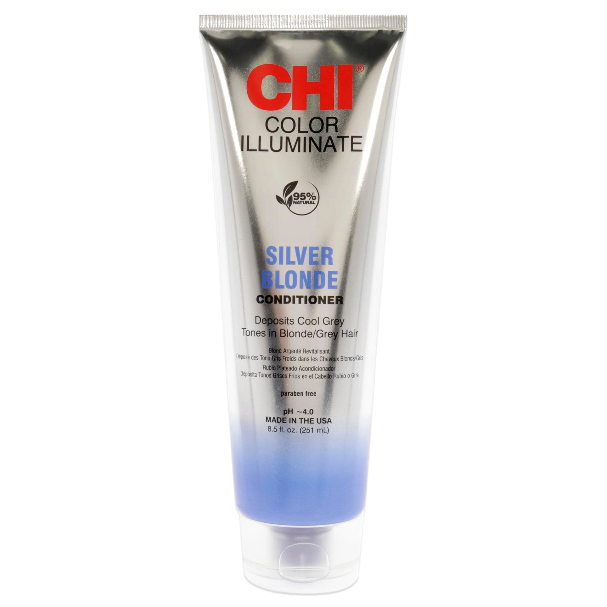Ionic Color Illuminate - Silver Blonde, Color Enhancing Conditioner, 251 ml