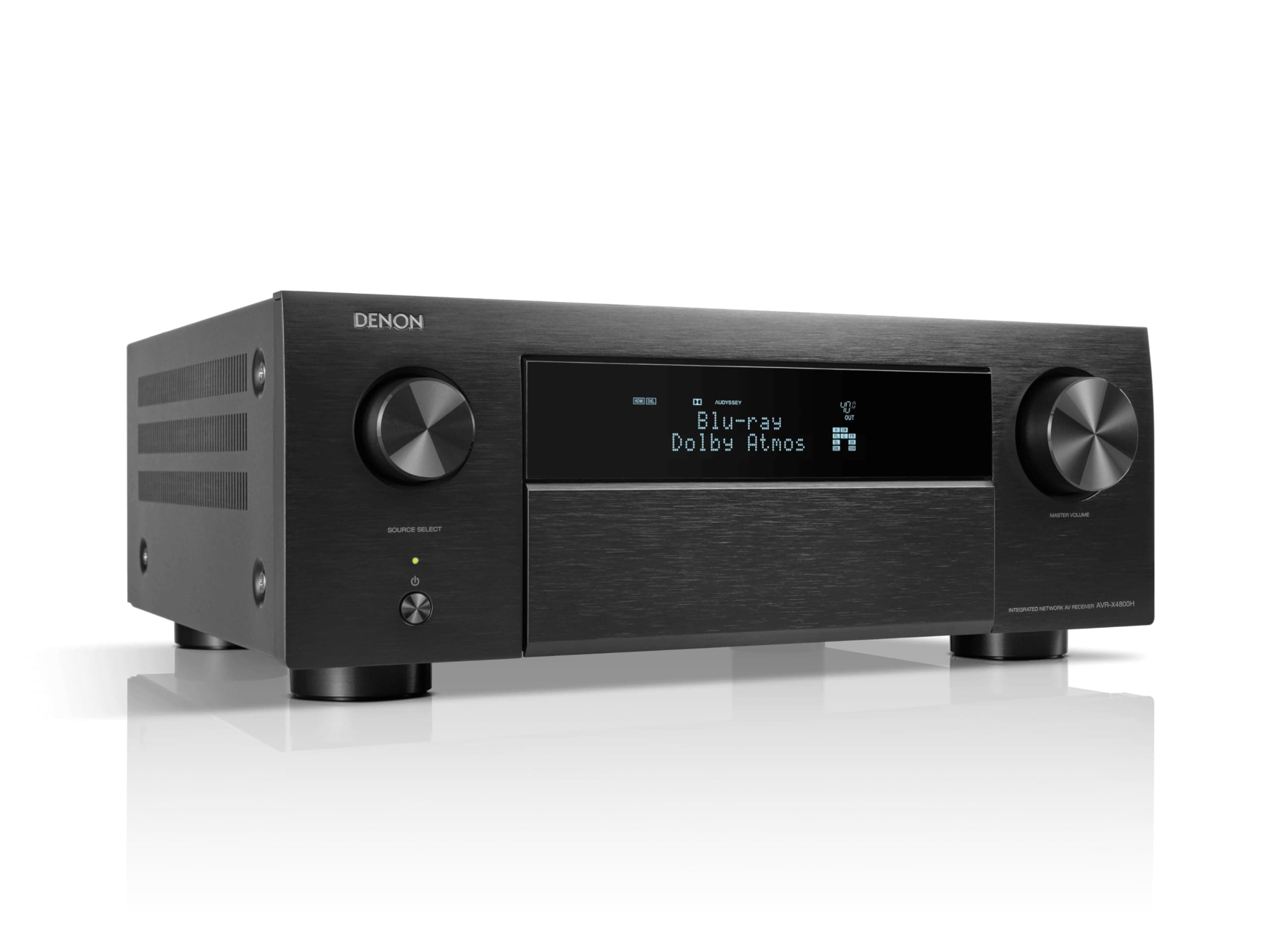 AVR-X4800H 9.4-Ch Receiver, 8K UHD Home Theater Stereo Receivers (125W X 9) Built-in Bluetooth, Wi-Fi HEOS, Multi-Room Streaming, Dolby Atmos, DTS:X Pro, IMAX Enhanced Auro & 3D