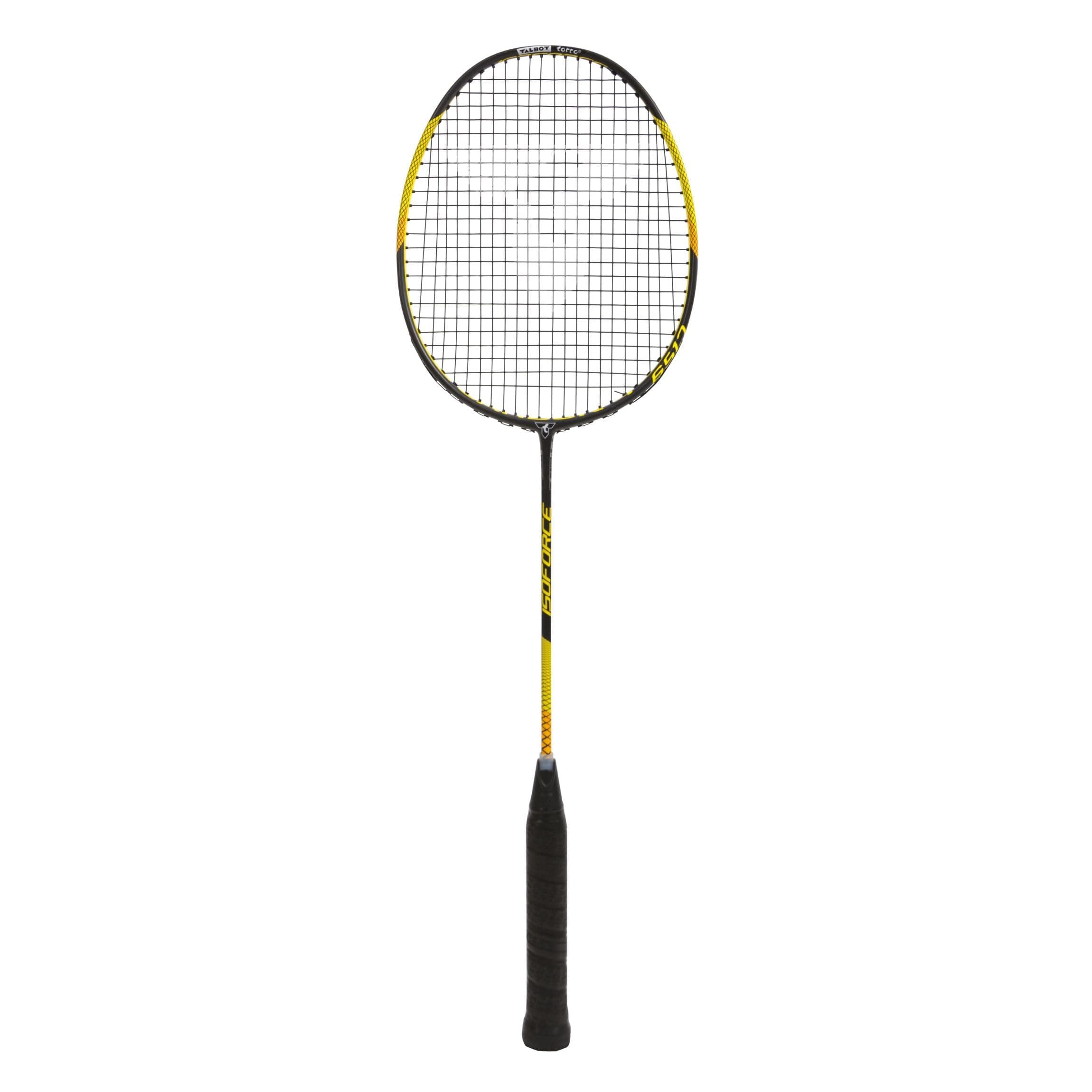 Talbot Torro Isoforce 651.7 439546 Badminton Racket 100% Carbon4 Long Shaft for High Power
