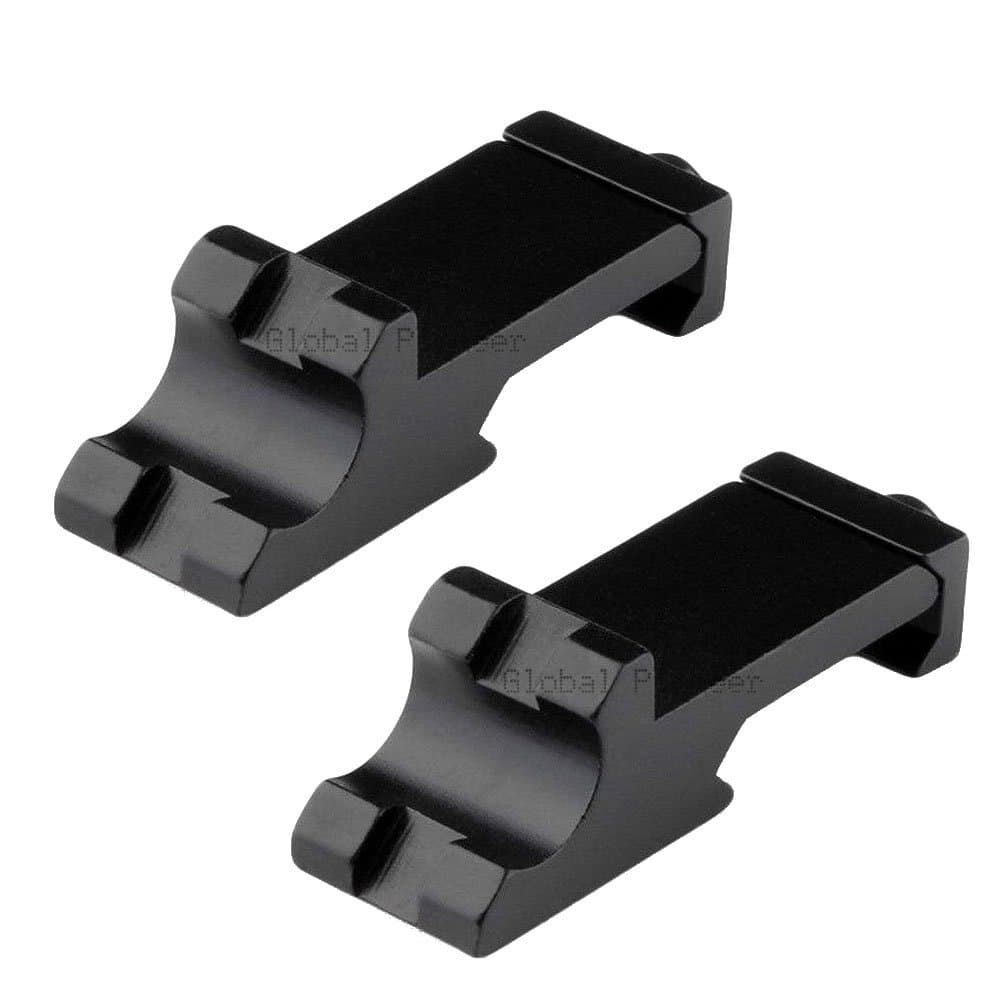 2PCS 1 Slot Weaver Style 45 Degree Offset Rail Mount